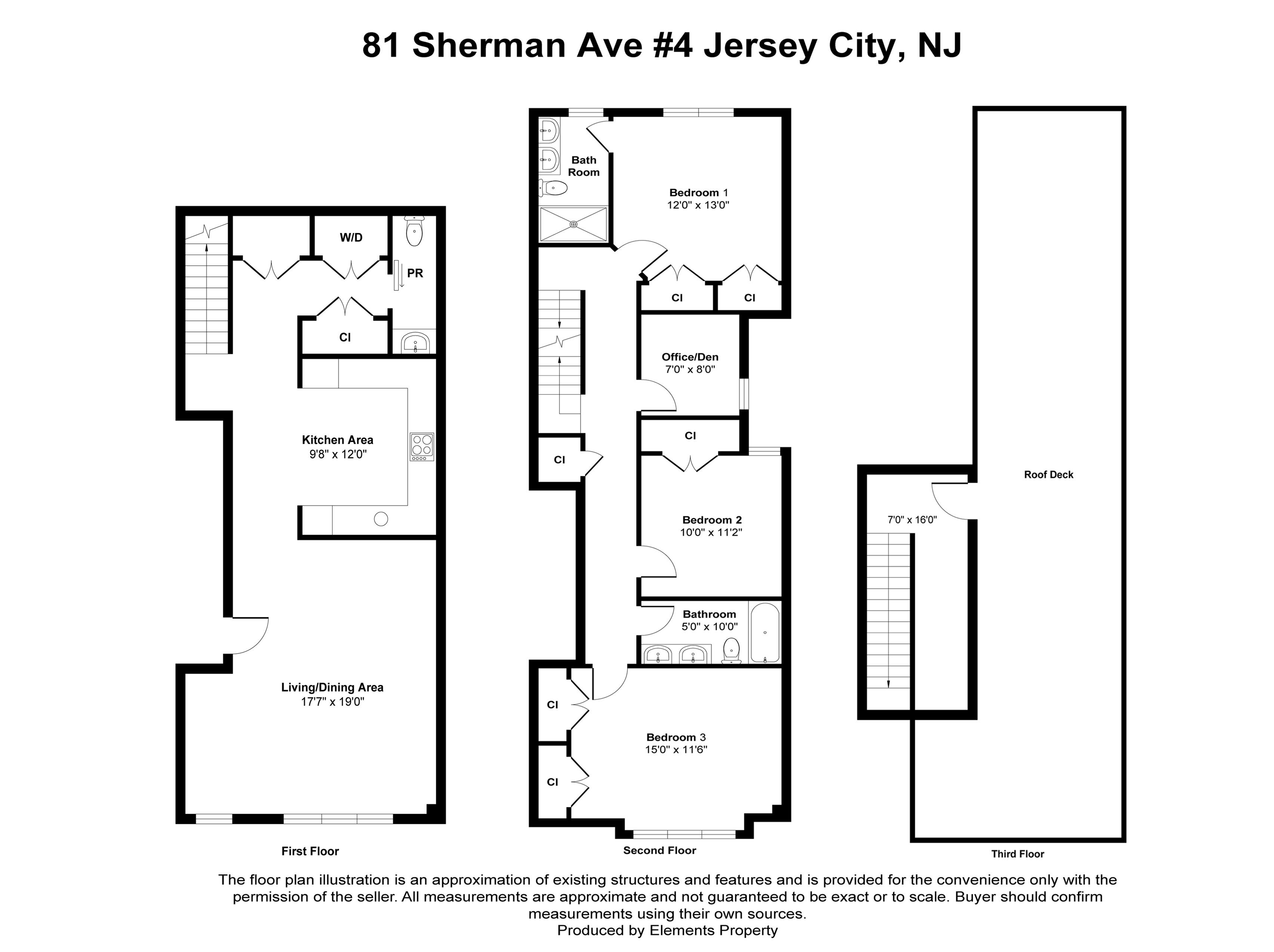 81 Sherman Ave Unit 4, Jersey City, New Jersey, 07307, United States, 4 Bedrooms Bedrooms, ,3 BathroomsBathrooms,Residential,For Sale,81 Sherman Ave Unit 4,1499198