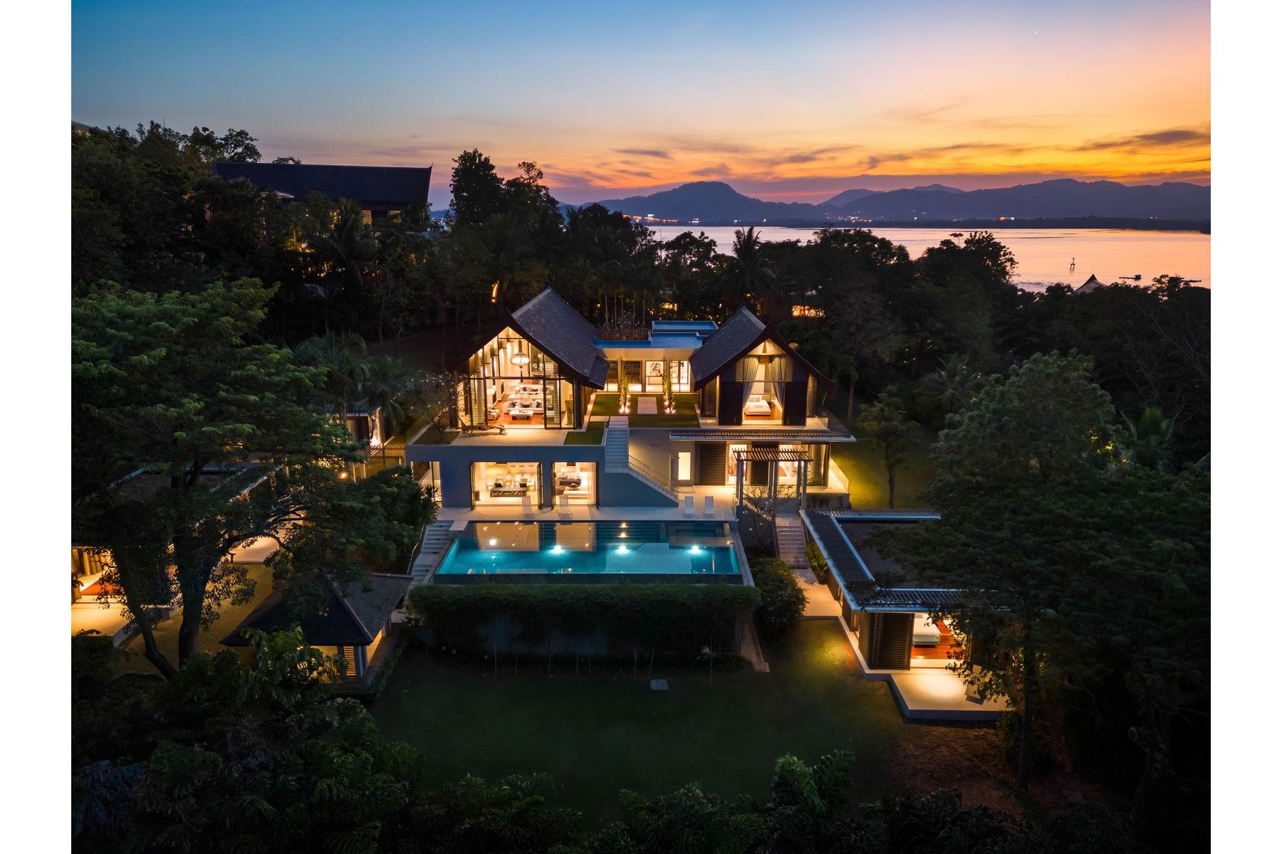 Massive Thai Modern Sea View Villa 