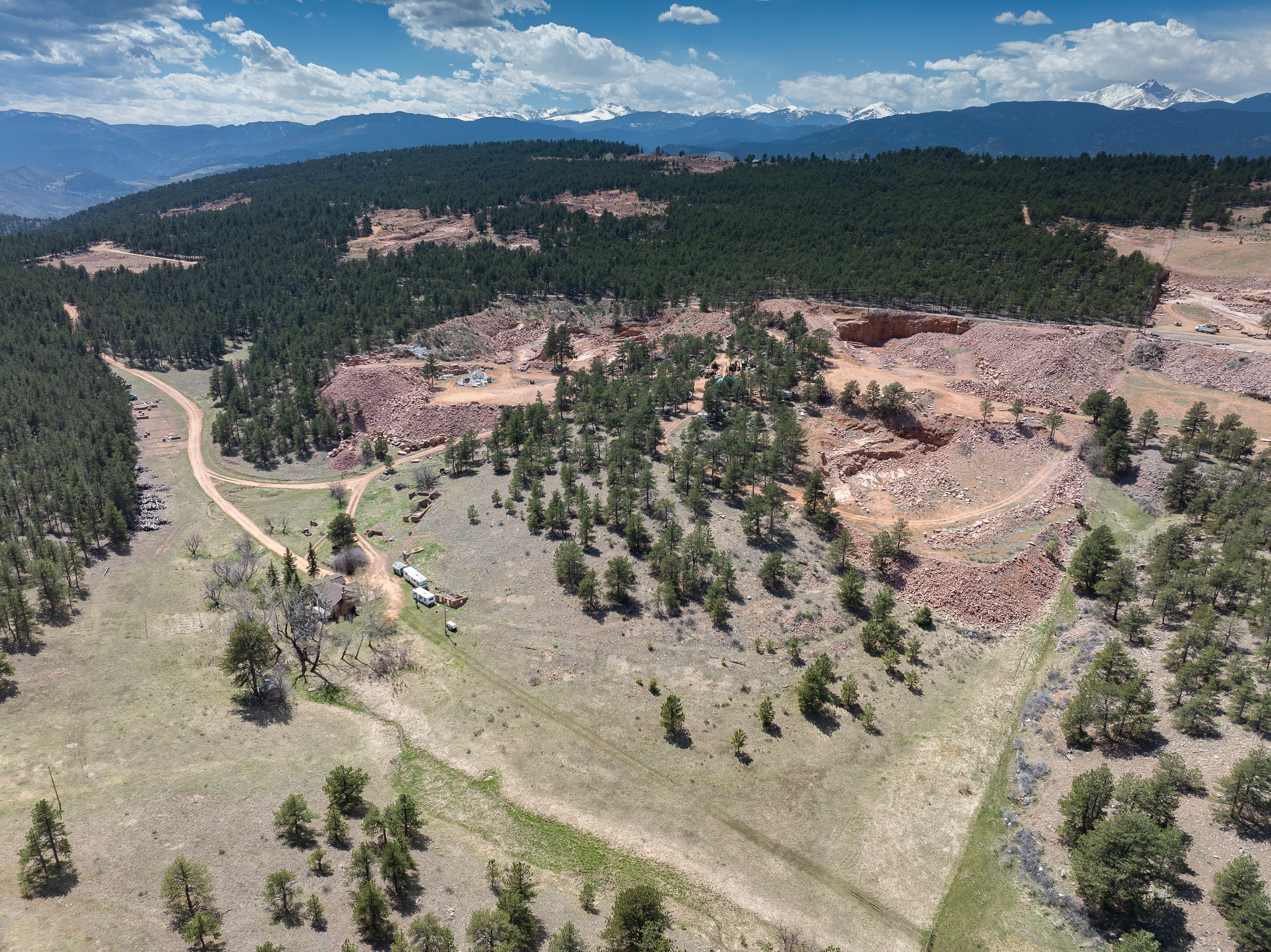 T-Bone Stone Quarry, Spanning 44 acres in Boulder County