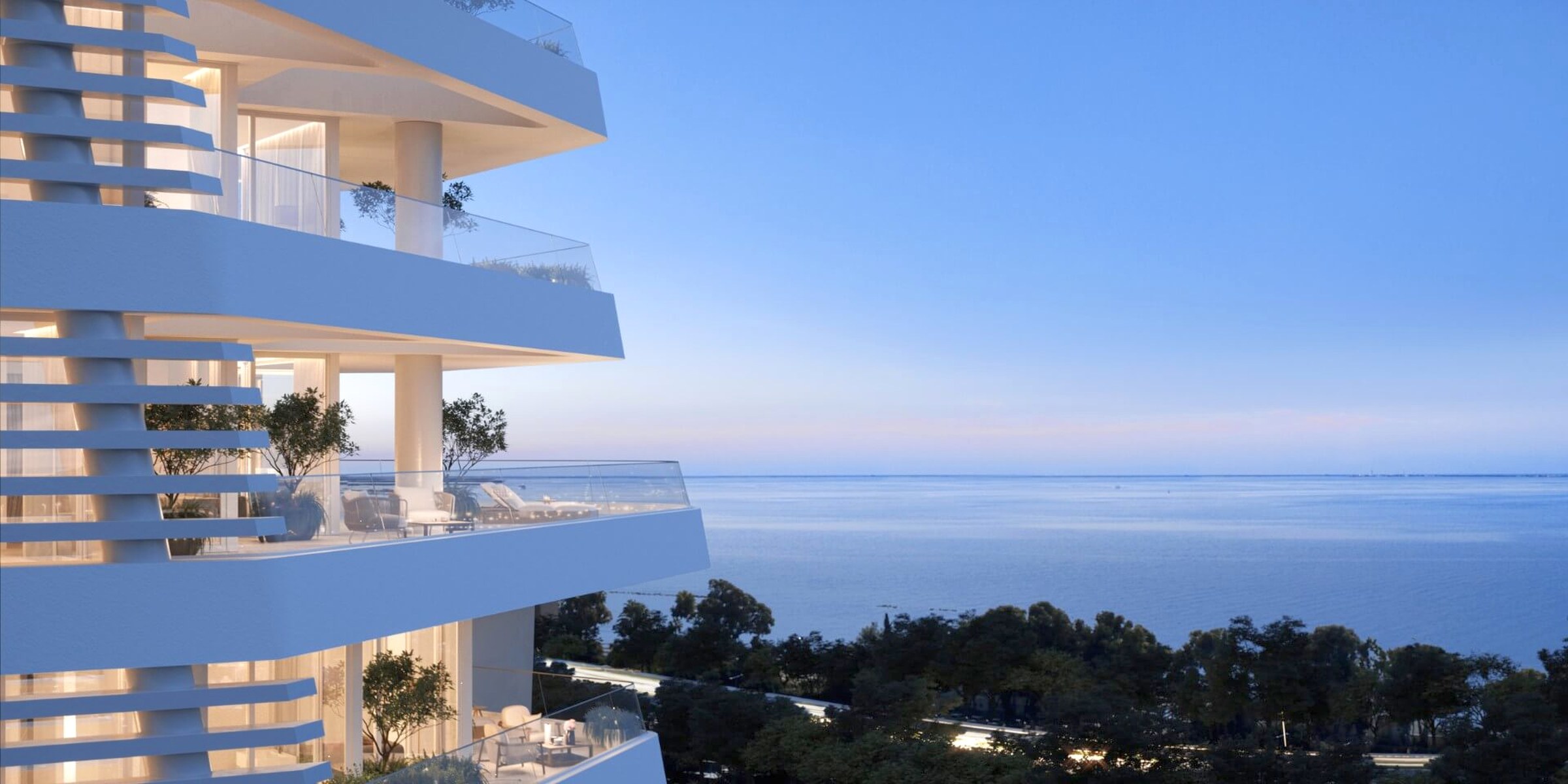 One Bedroom Modern Apartment in a Seaside Tower in Limassol