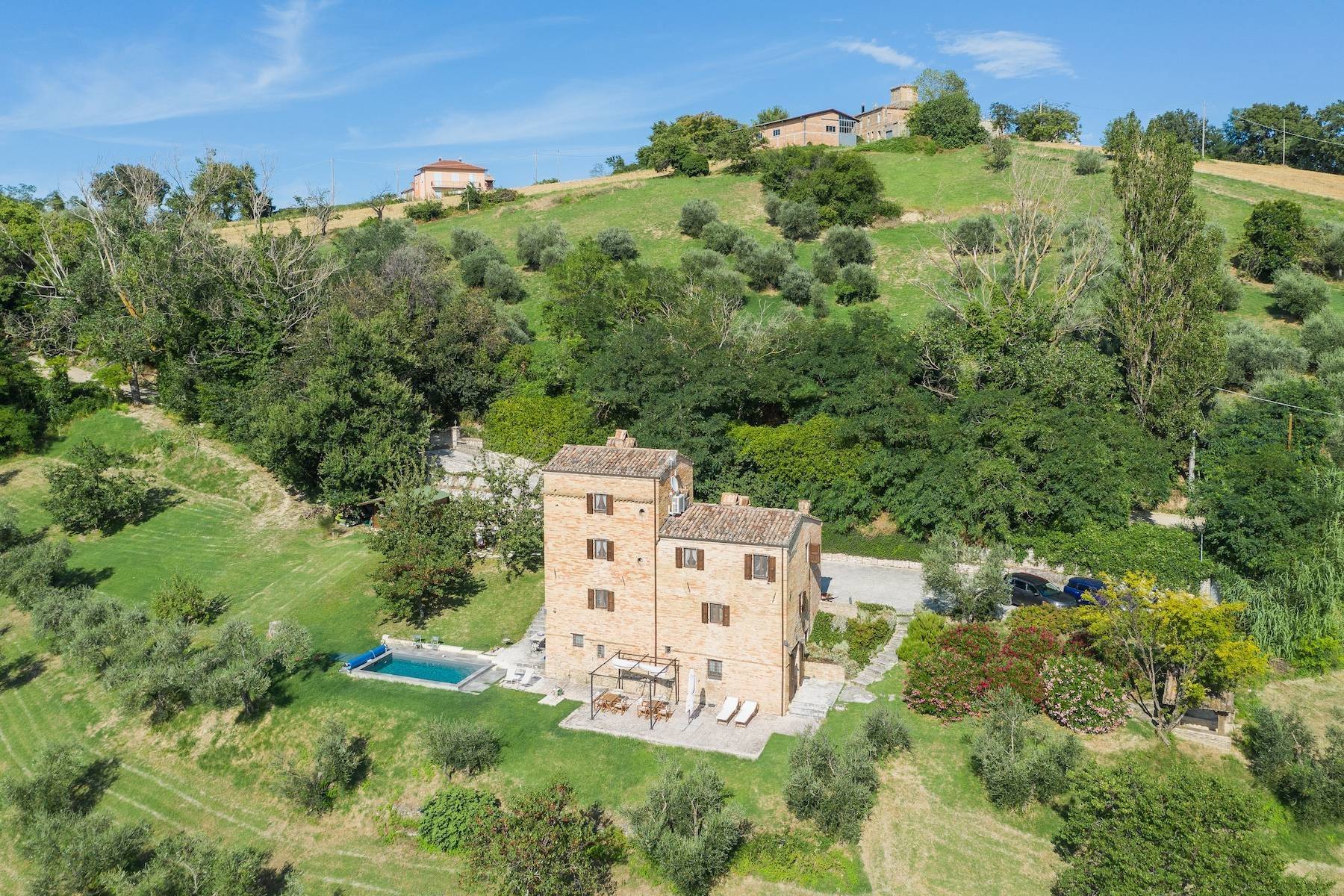 Restored House with 15th Century Tower Near the Adriatic Riviera