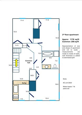 58 Pitt Floor plan Unit B