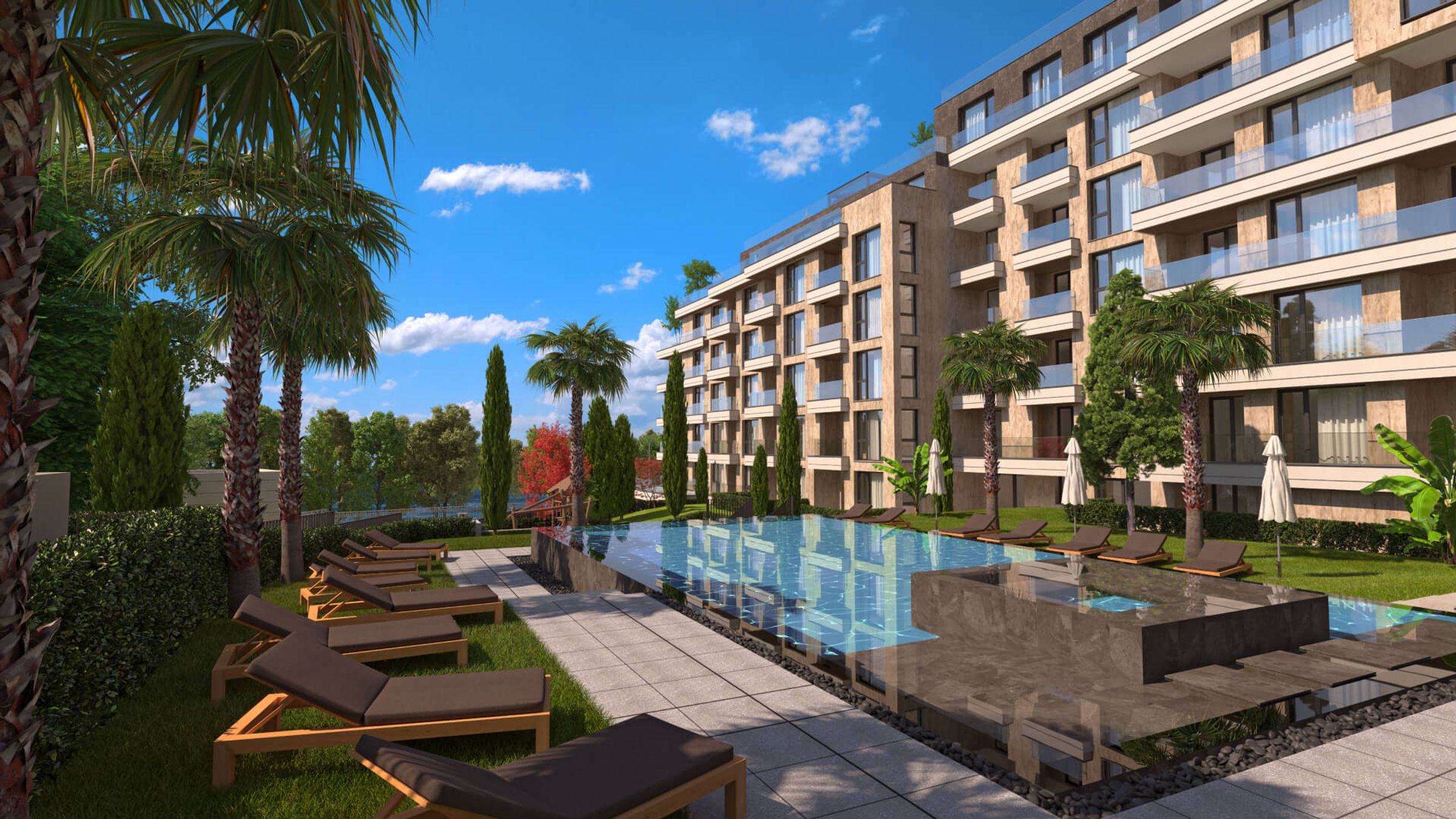 Two bedroom apartment with top location in the resort ?St.Constantine and Helena