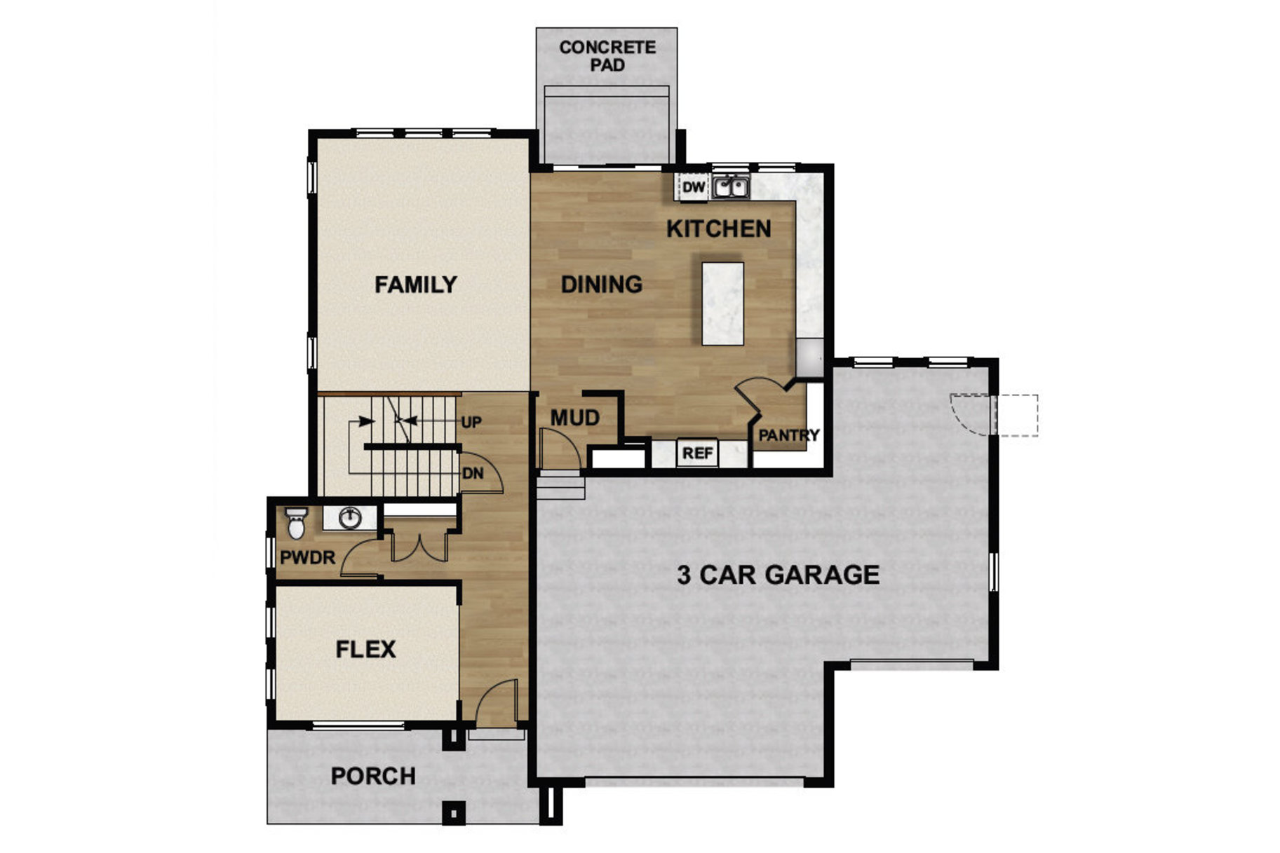 The Pinedale Model With Finished Basement