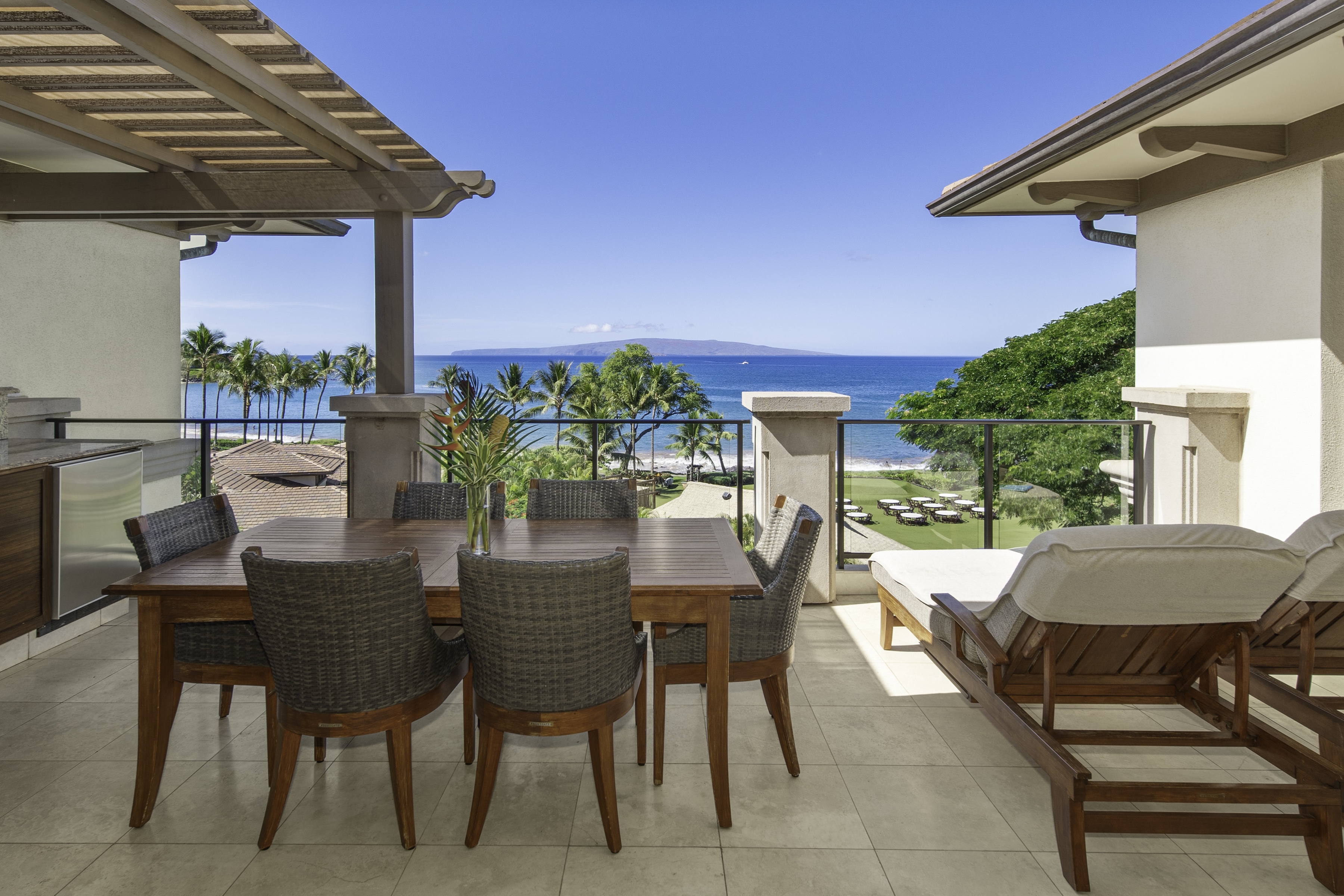 Epitome of luxury living at your penthouse Wailea oceanfront villa