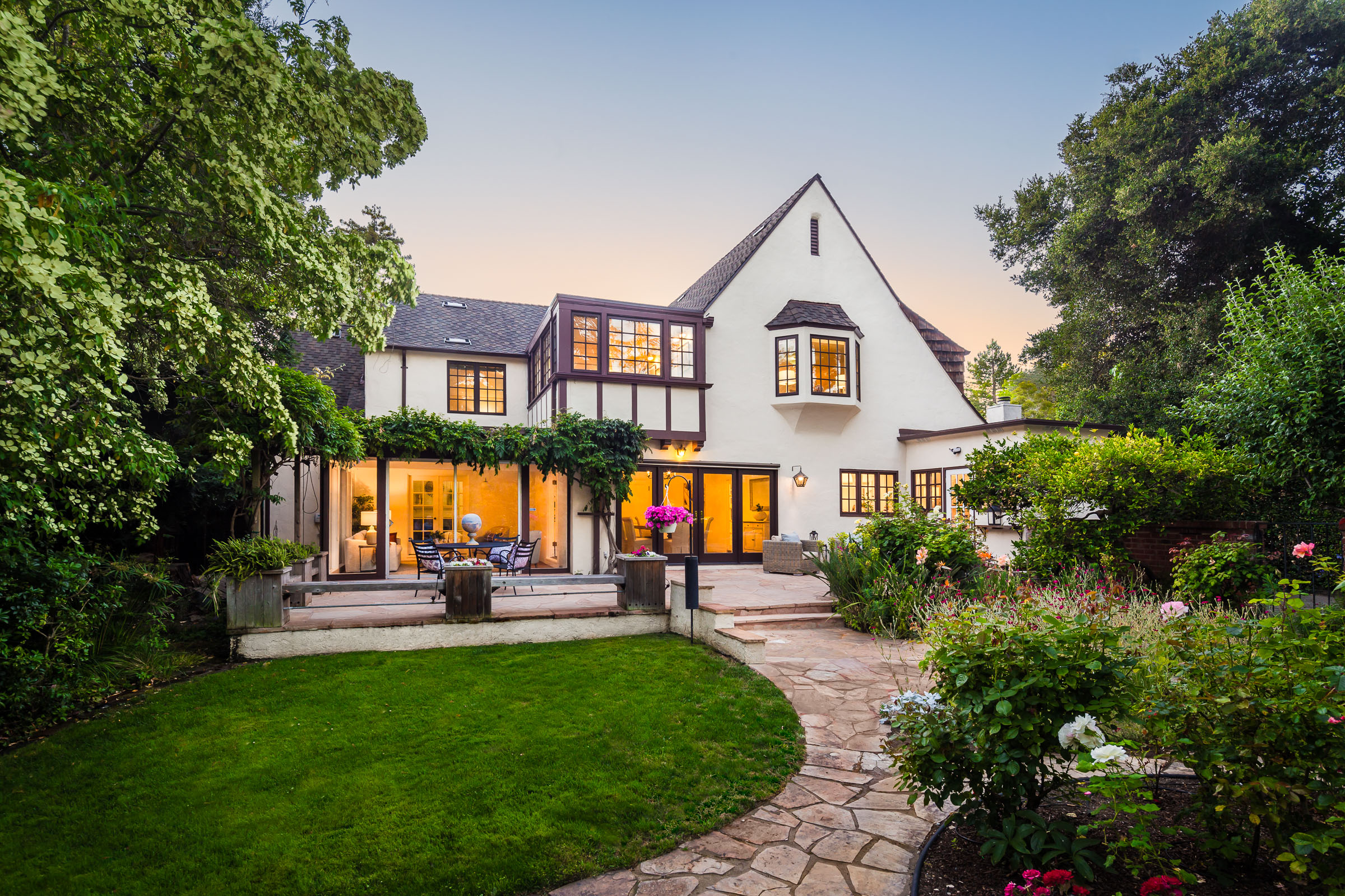 Timeless Tudor Elegance in Crescent Park, Palo Alto