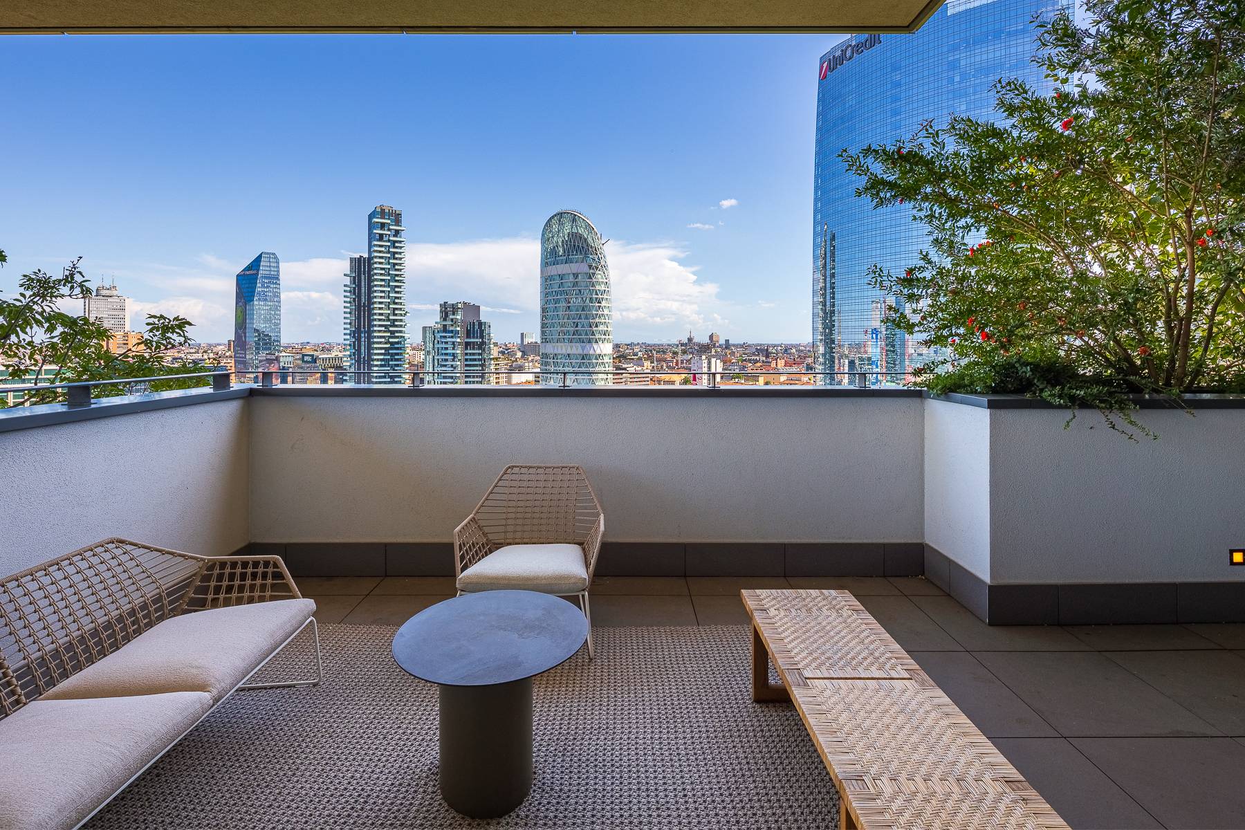 Meticulously designed panoramic apartment in Bosco Verticale