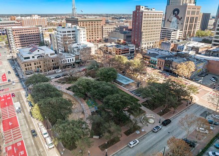 Aerial View of Historic Market Square Park