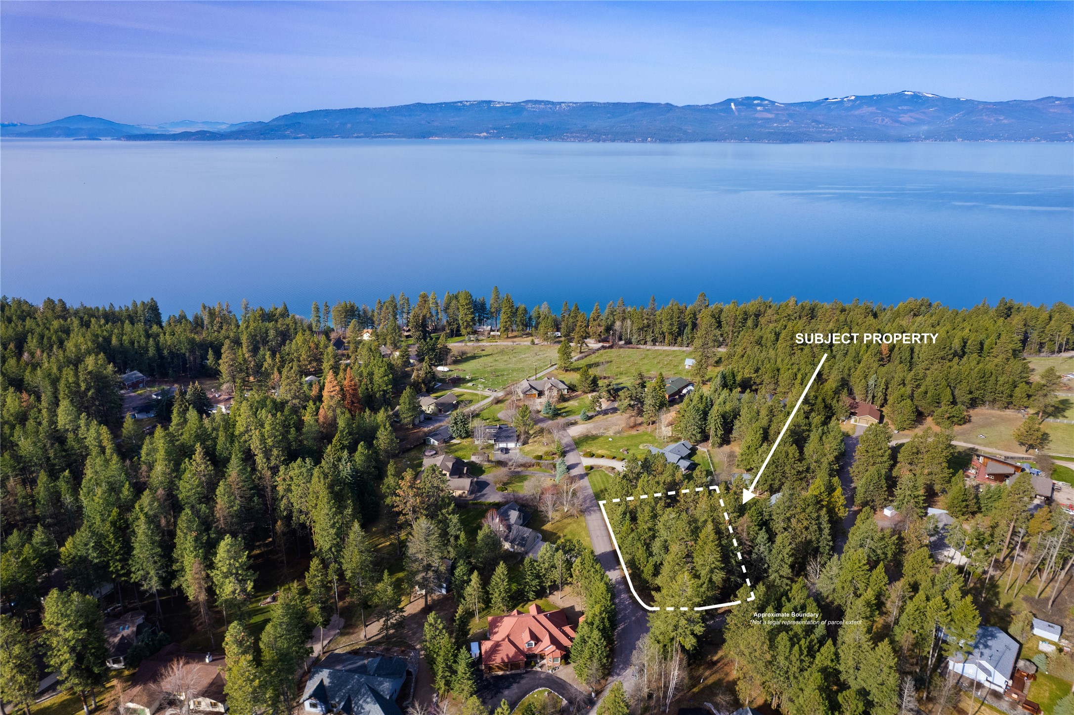 Ridgewood with views of Flathead Lake