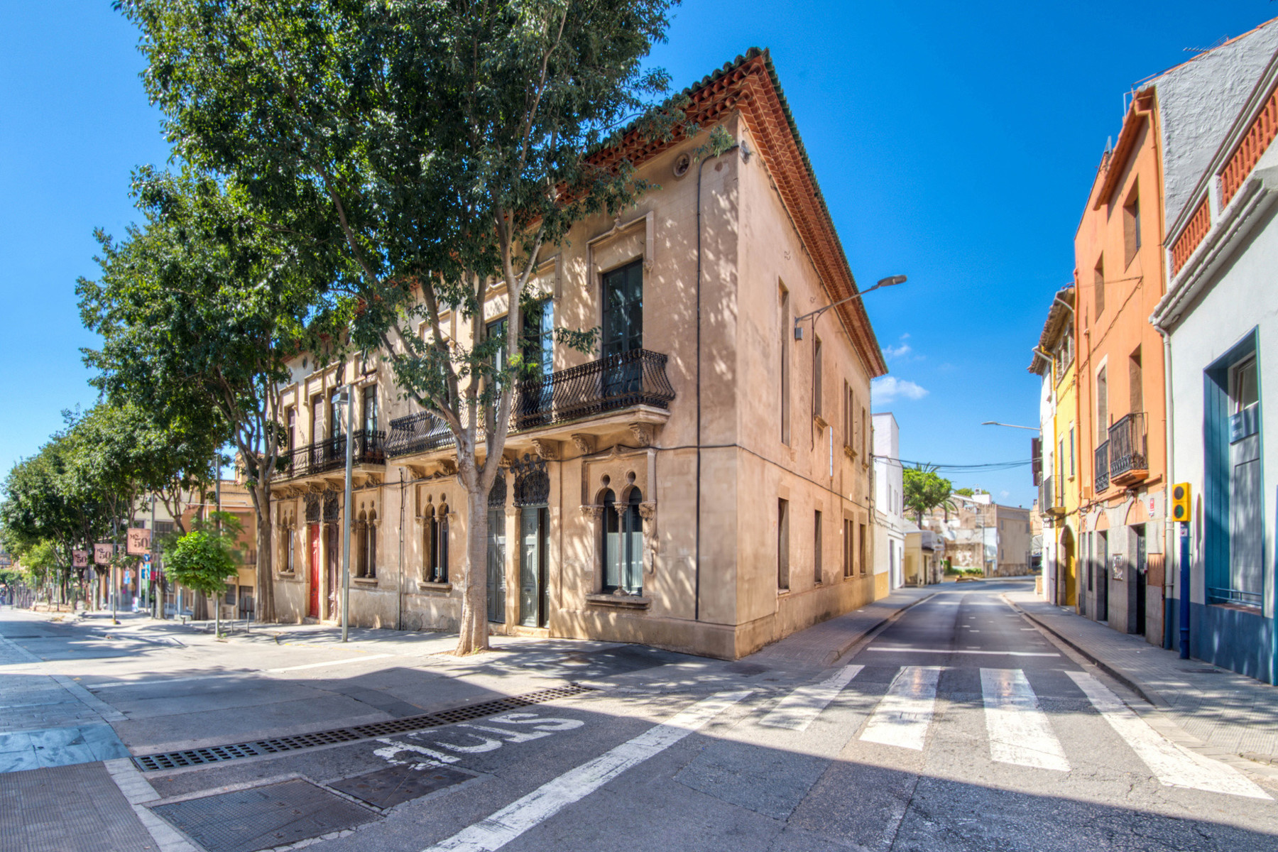 Historical house from the 19th century in the center of Palafrugell