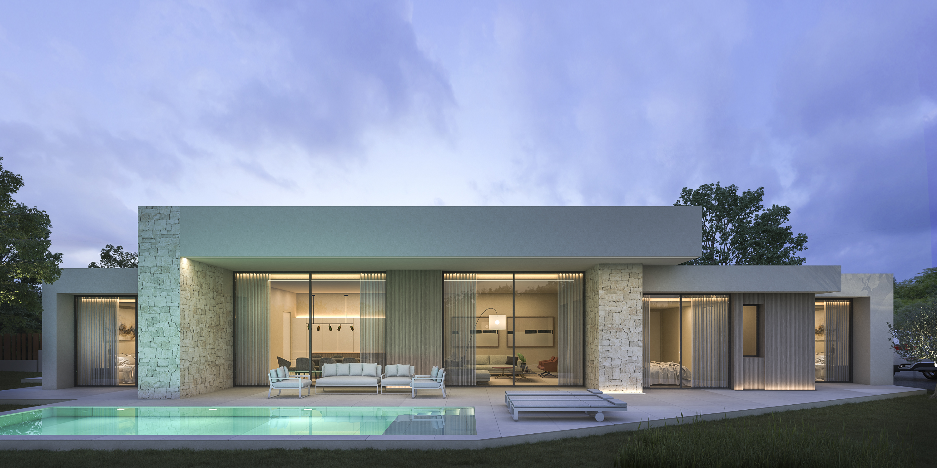 Brand-new modern design villas in Denia