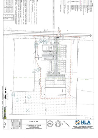Central Ave Townhomes Site Plan