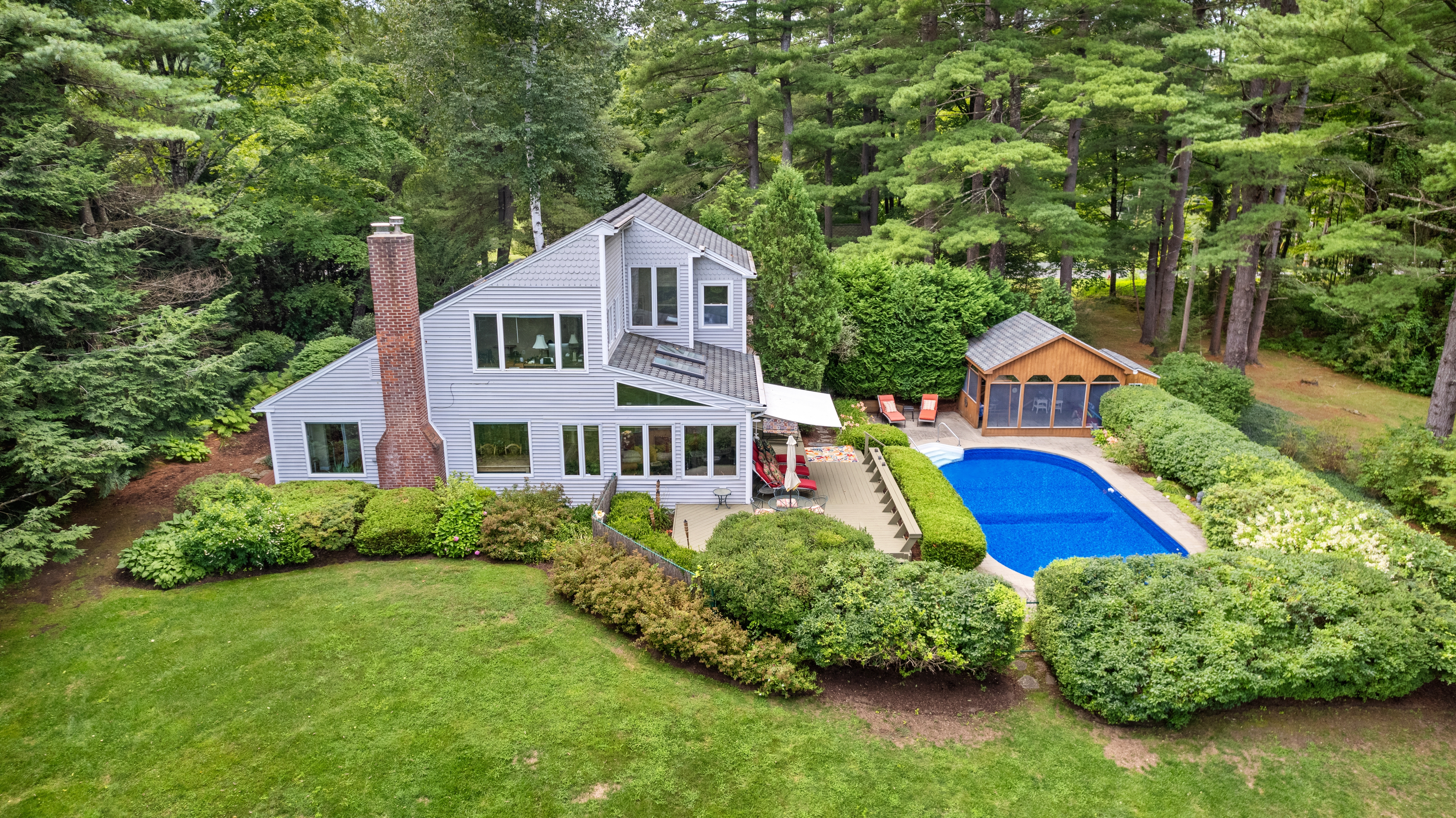 Contemporary Lenox Home with Views, Privacy, and 3+ Acres