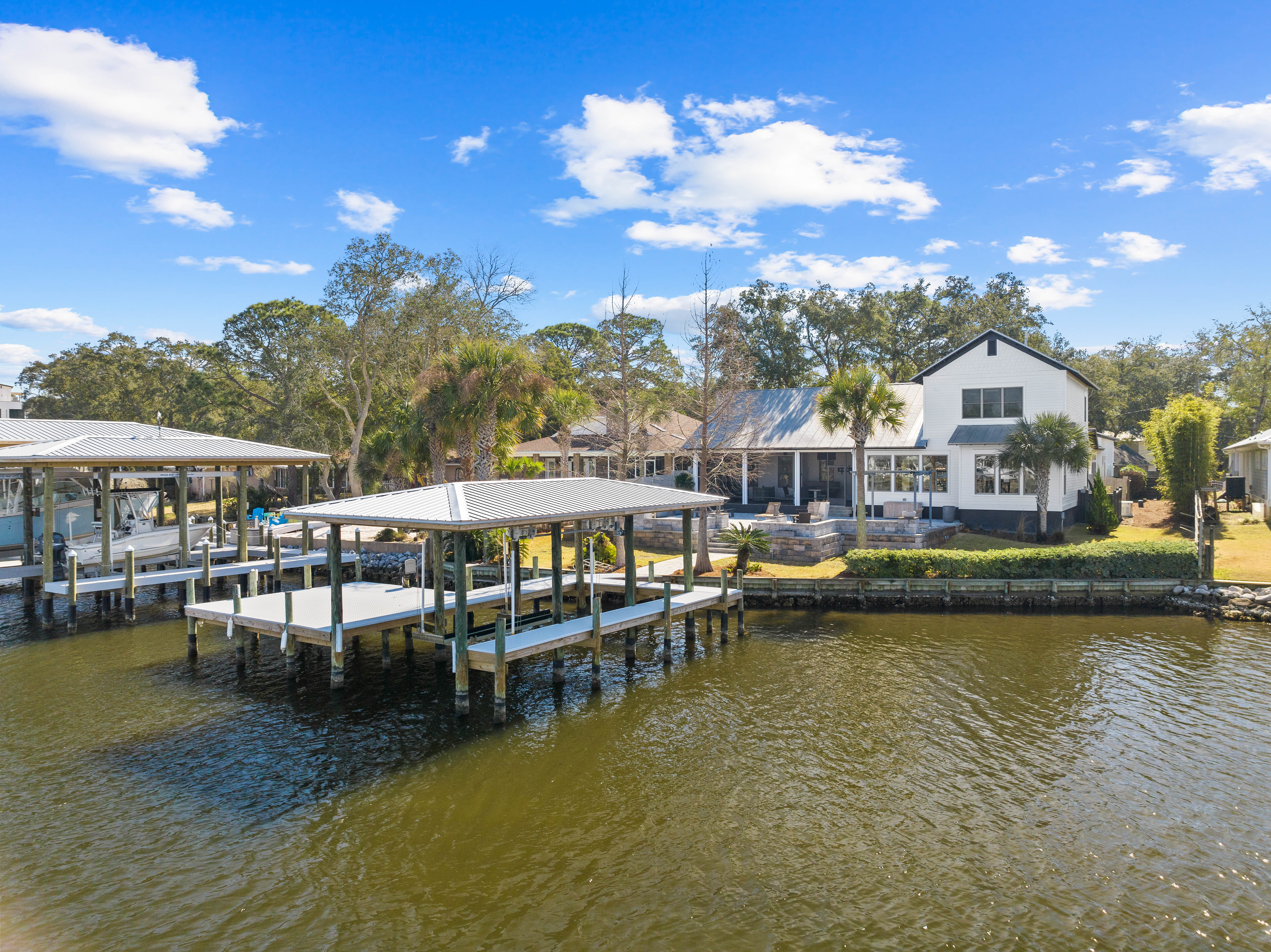 Beautifully Updated Waterfront Home With Private Dock And Guest House