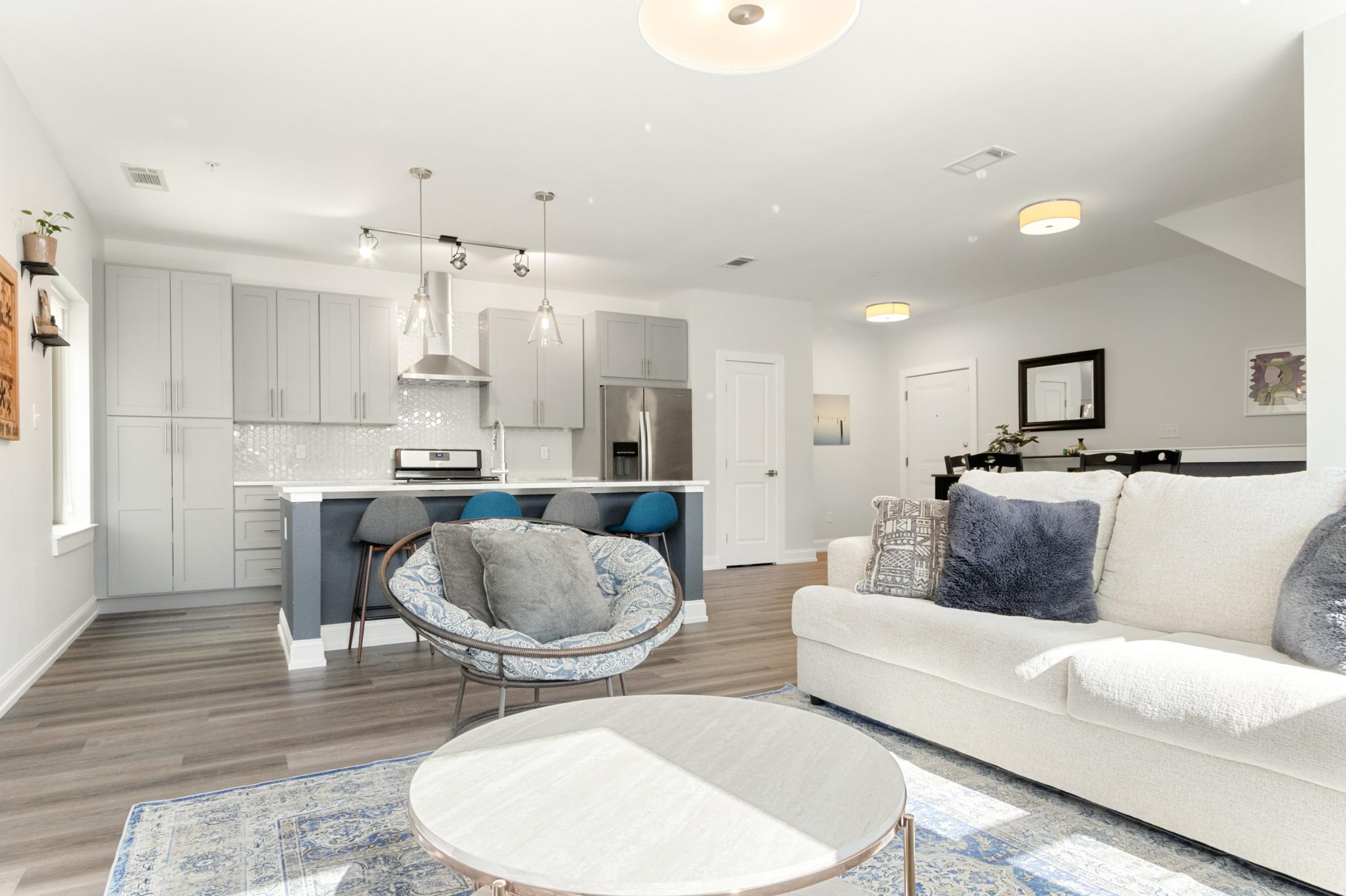 Discover Modern Sophistication in this Stunning Split-level Condo