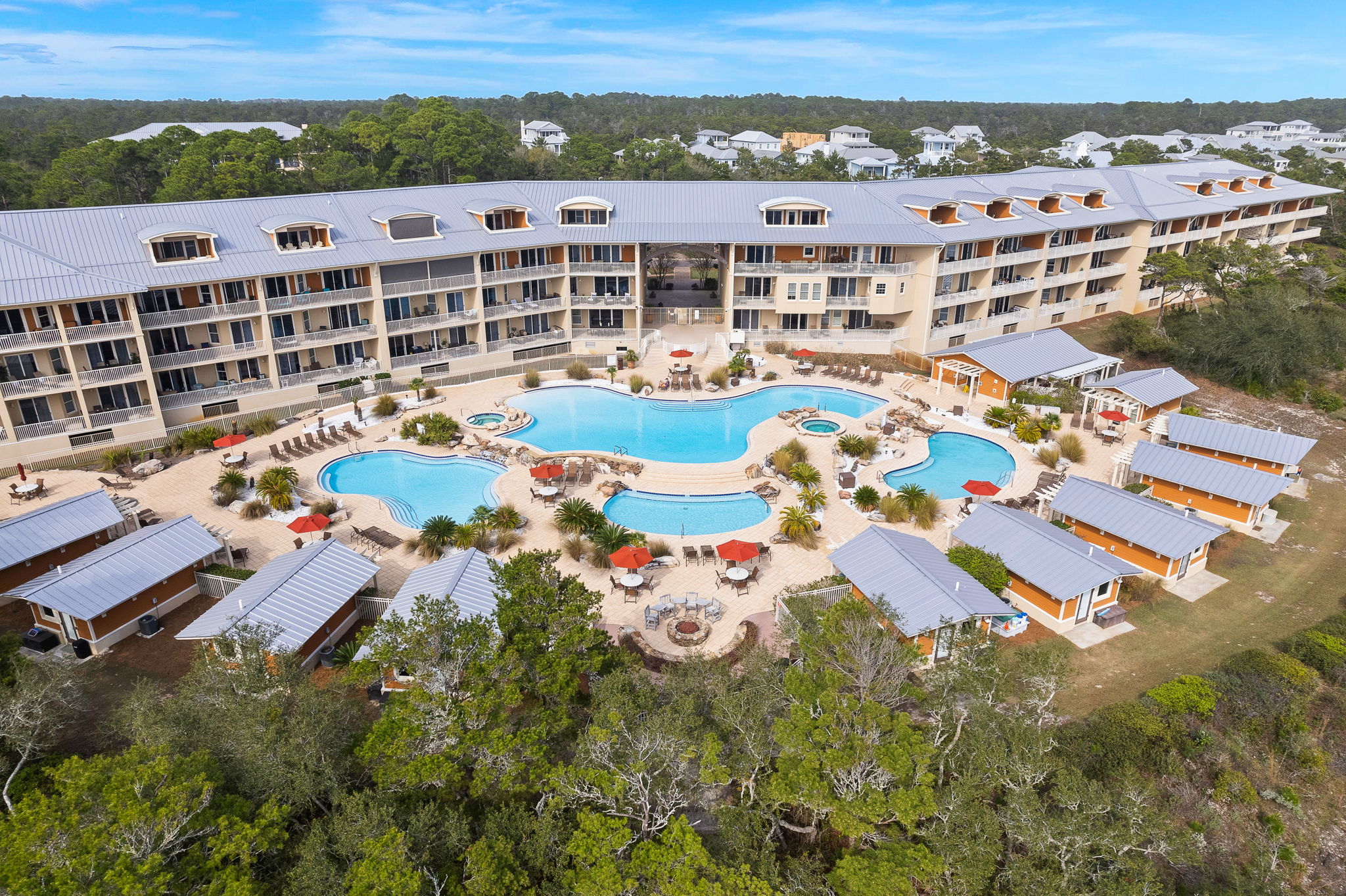 Condo In Gated 30A Complex Overlooking Coastal Dune Lake