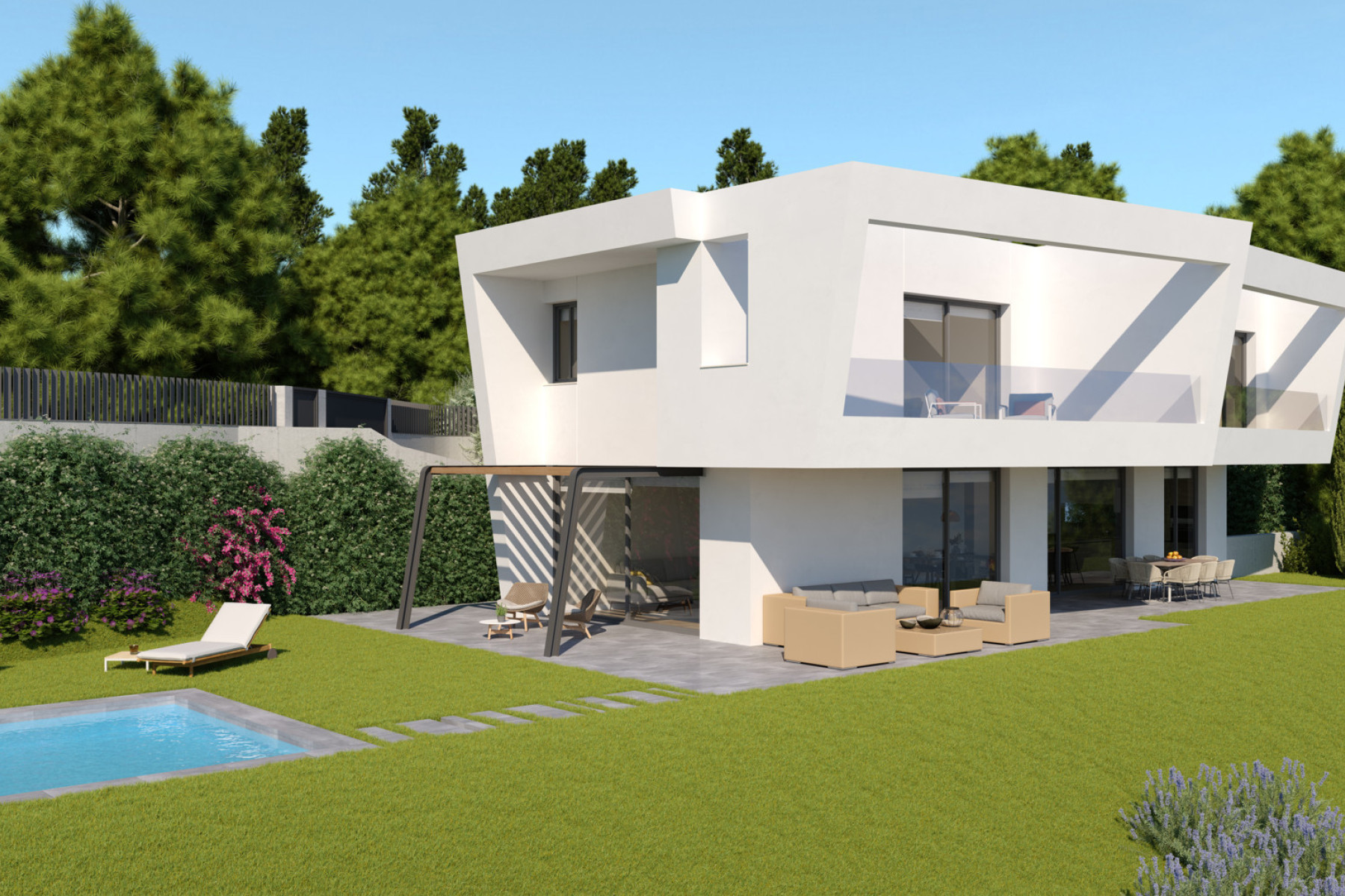 House under construction with sea views in Sant Vicenç de Montalt - Costa BCN