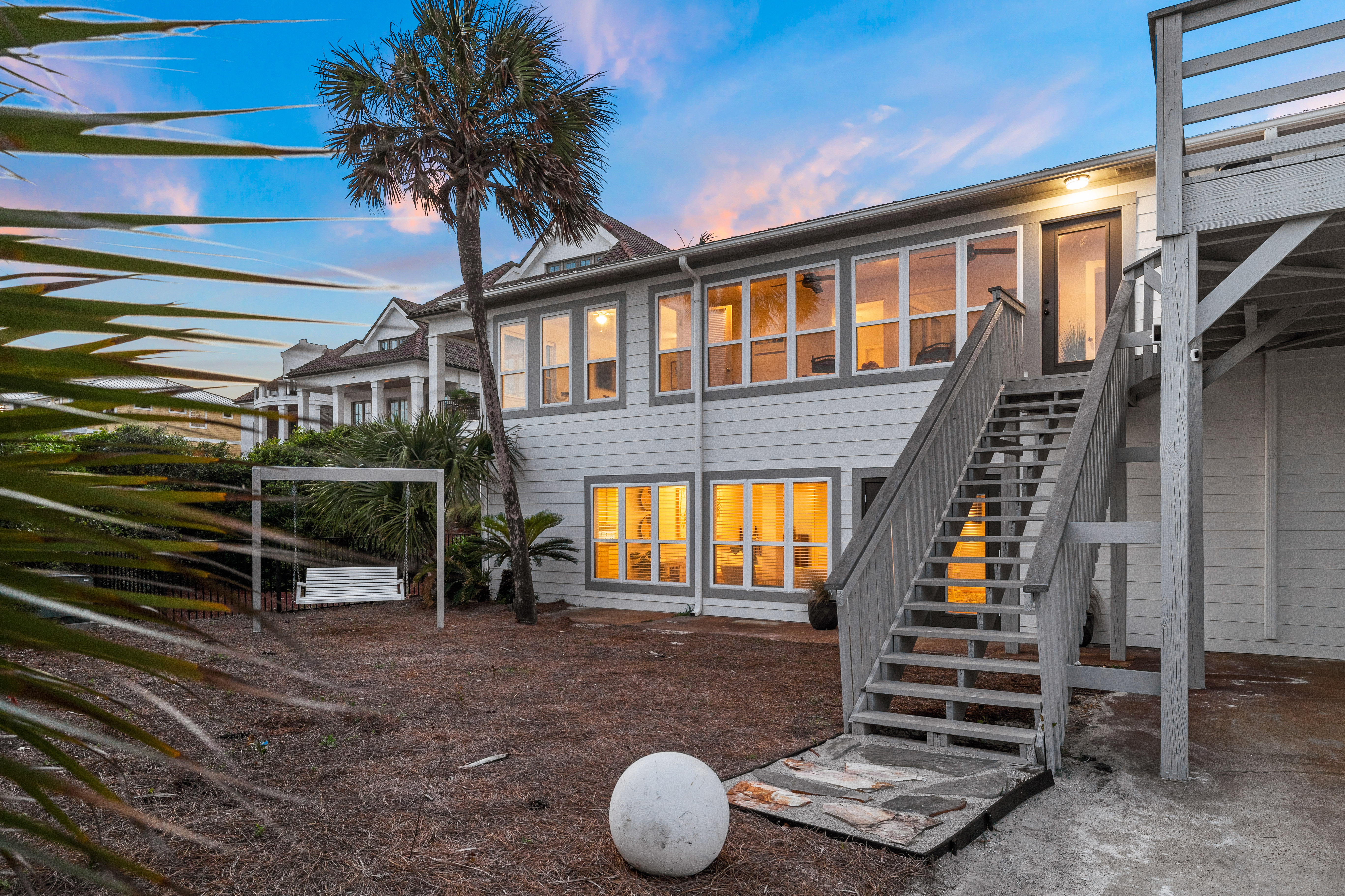 Superbly Located Gulf-Front Beach Home On Large Lot With Potential