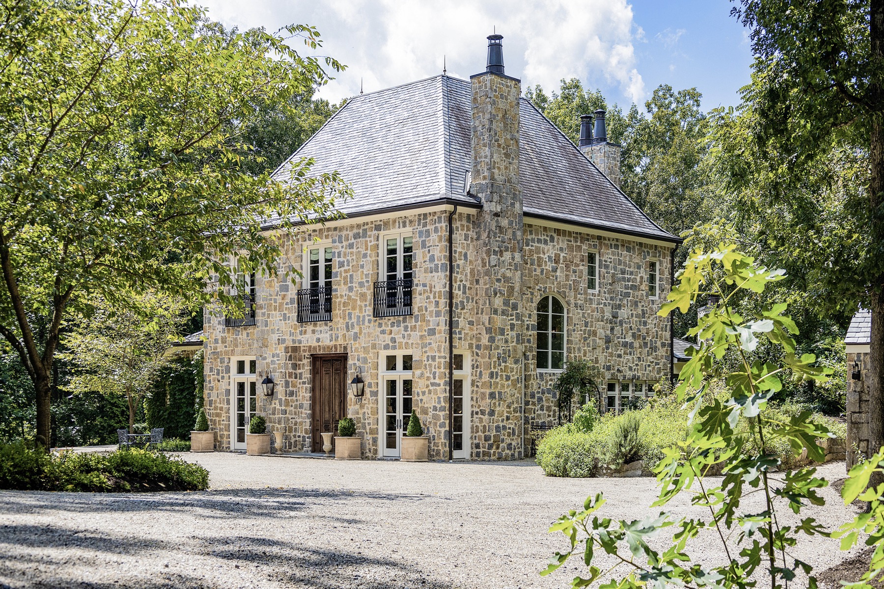 Enchanting French Manor Estate in Exclusive Community of Alders Glen