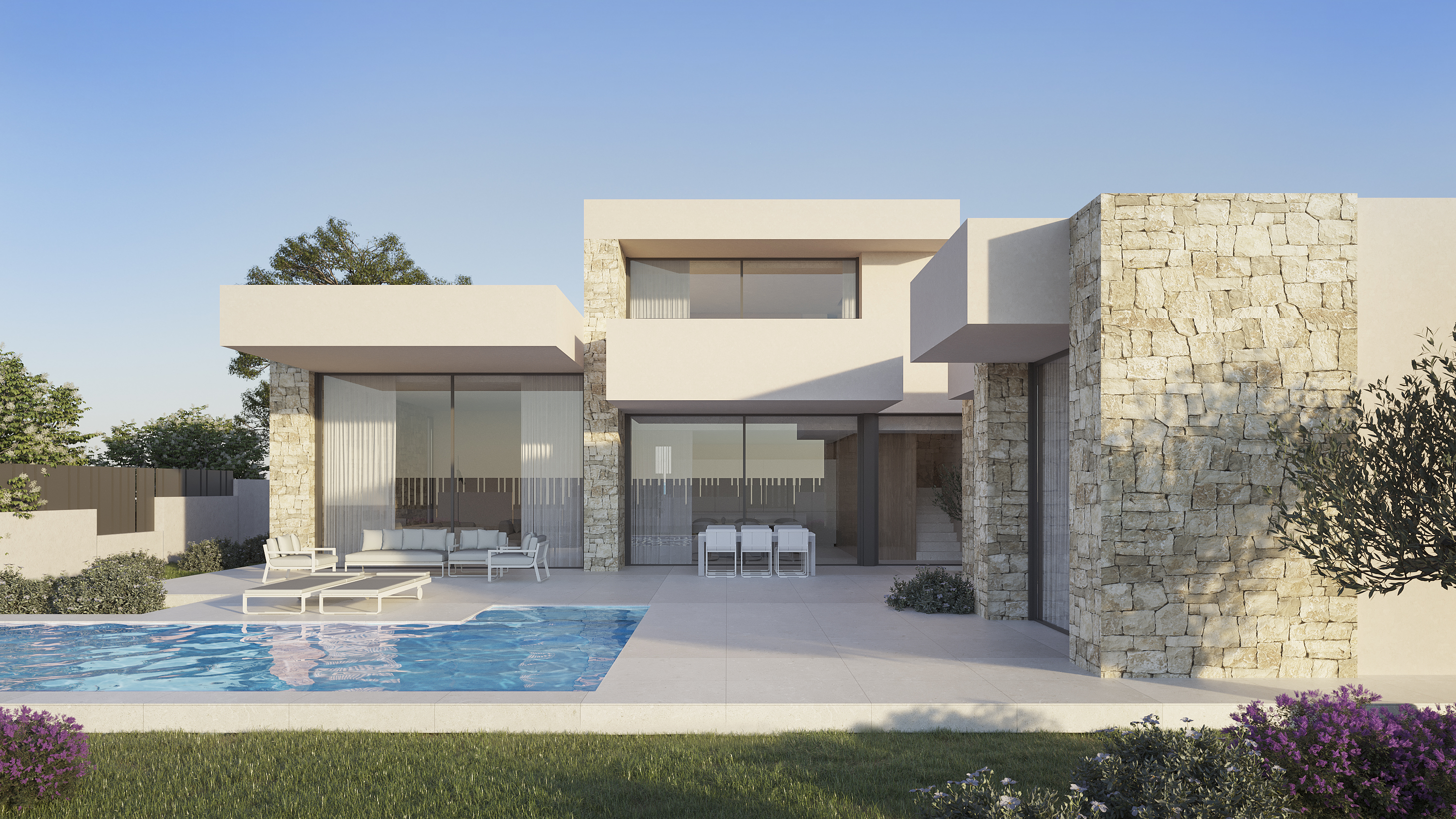 Elegant modern design villas in Denia