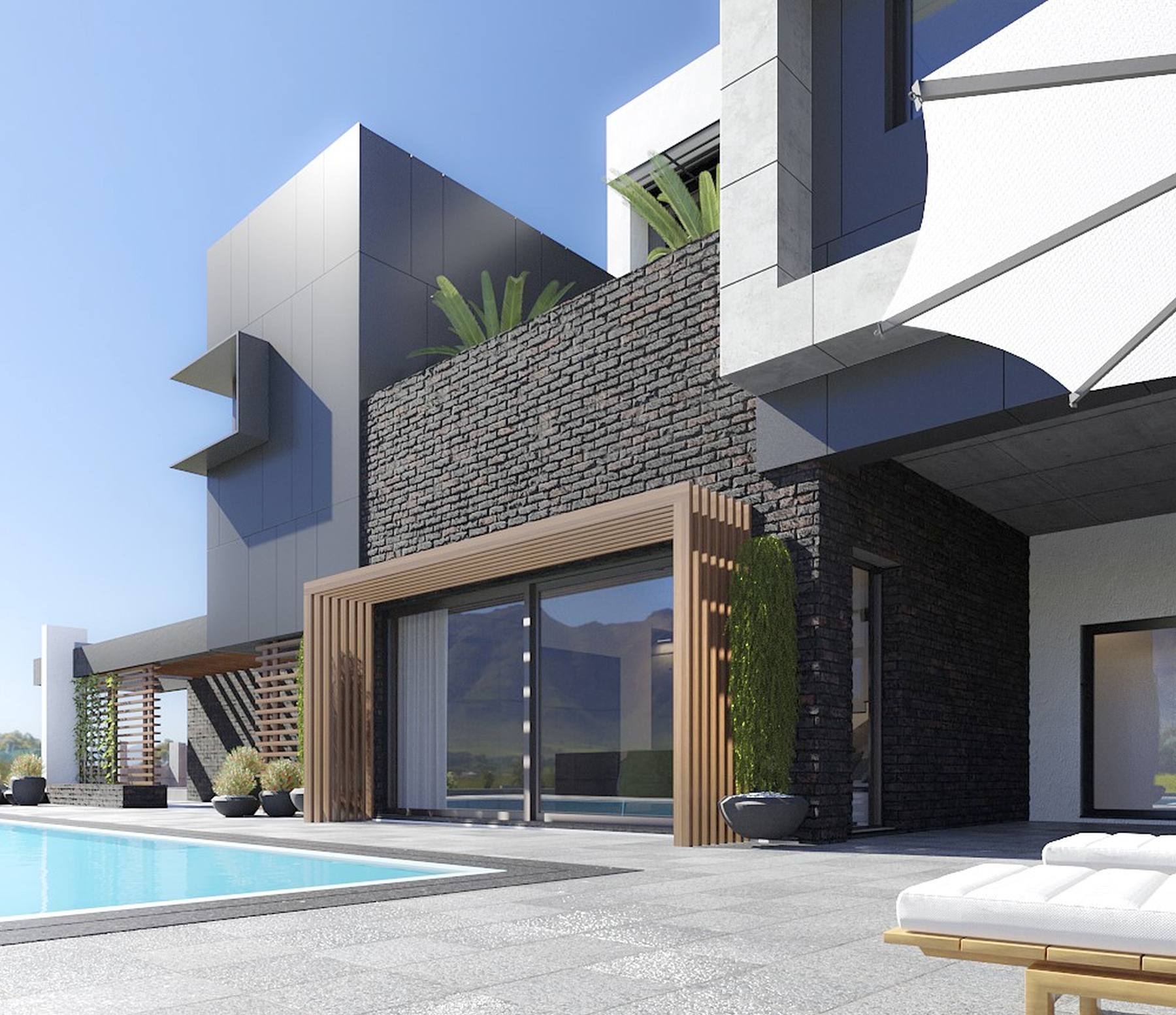 Luxury Modern Villa with Six Bedrooms in Limassol Suburb, Souni