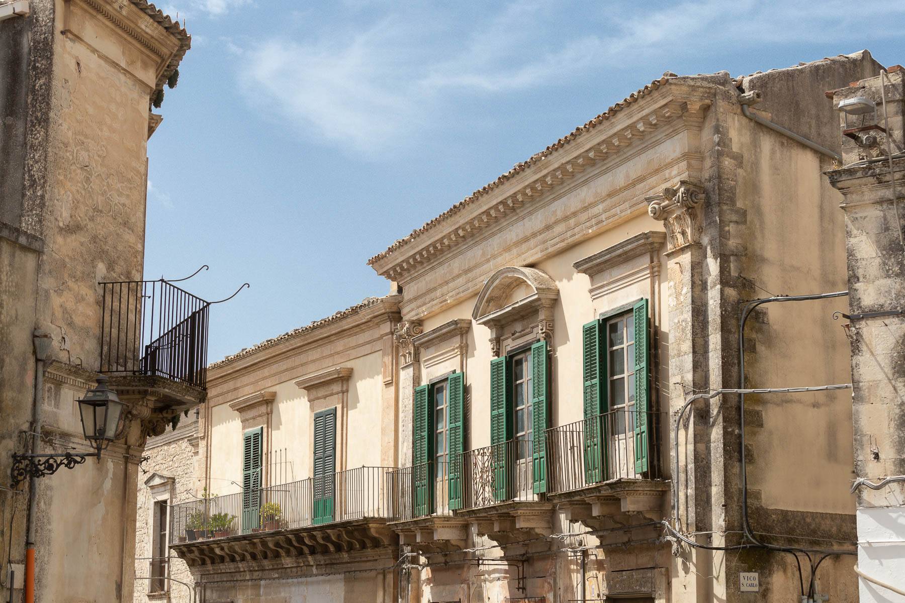 Historical buildings in Modica