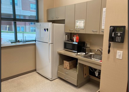 102 N. Broadway break room