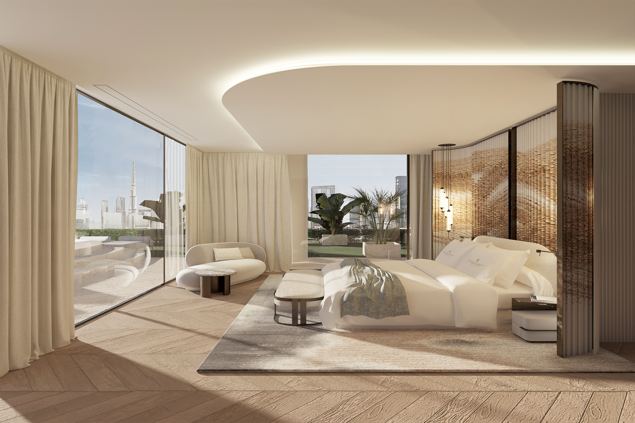 A luxurious four-bedroom residence within the elegant Ritz Carlton