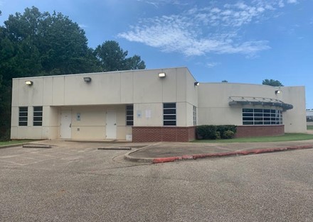 South Profile of Building with Access from Parking Lot