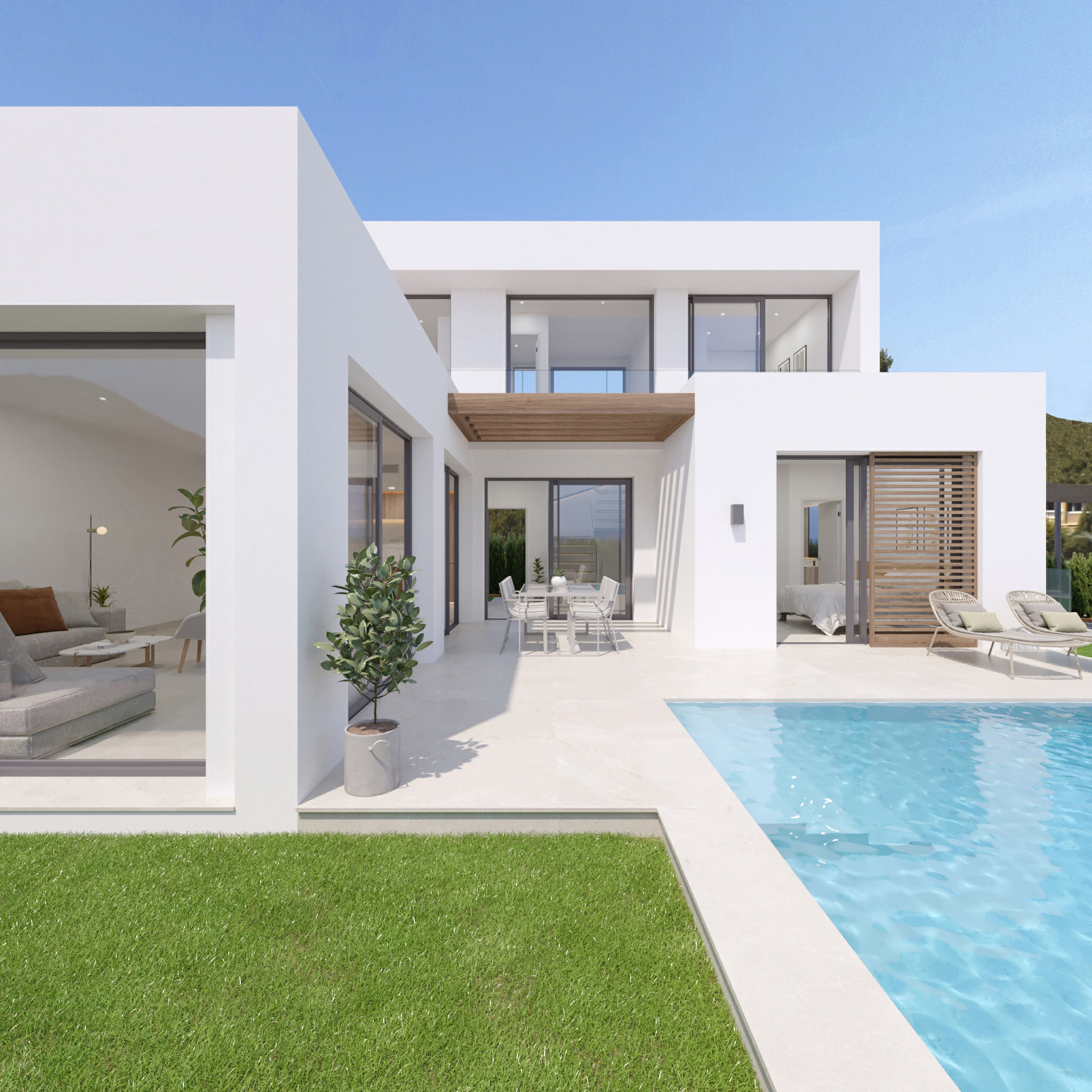 Brand new modern villa in Alfaz del Pi