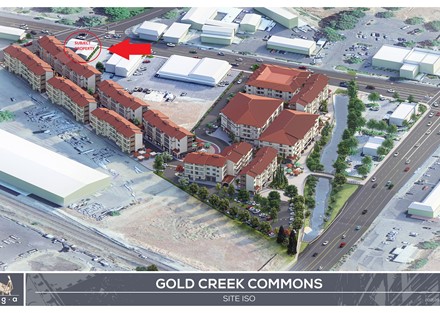 Subject Property with Gold Creek Commons