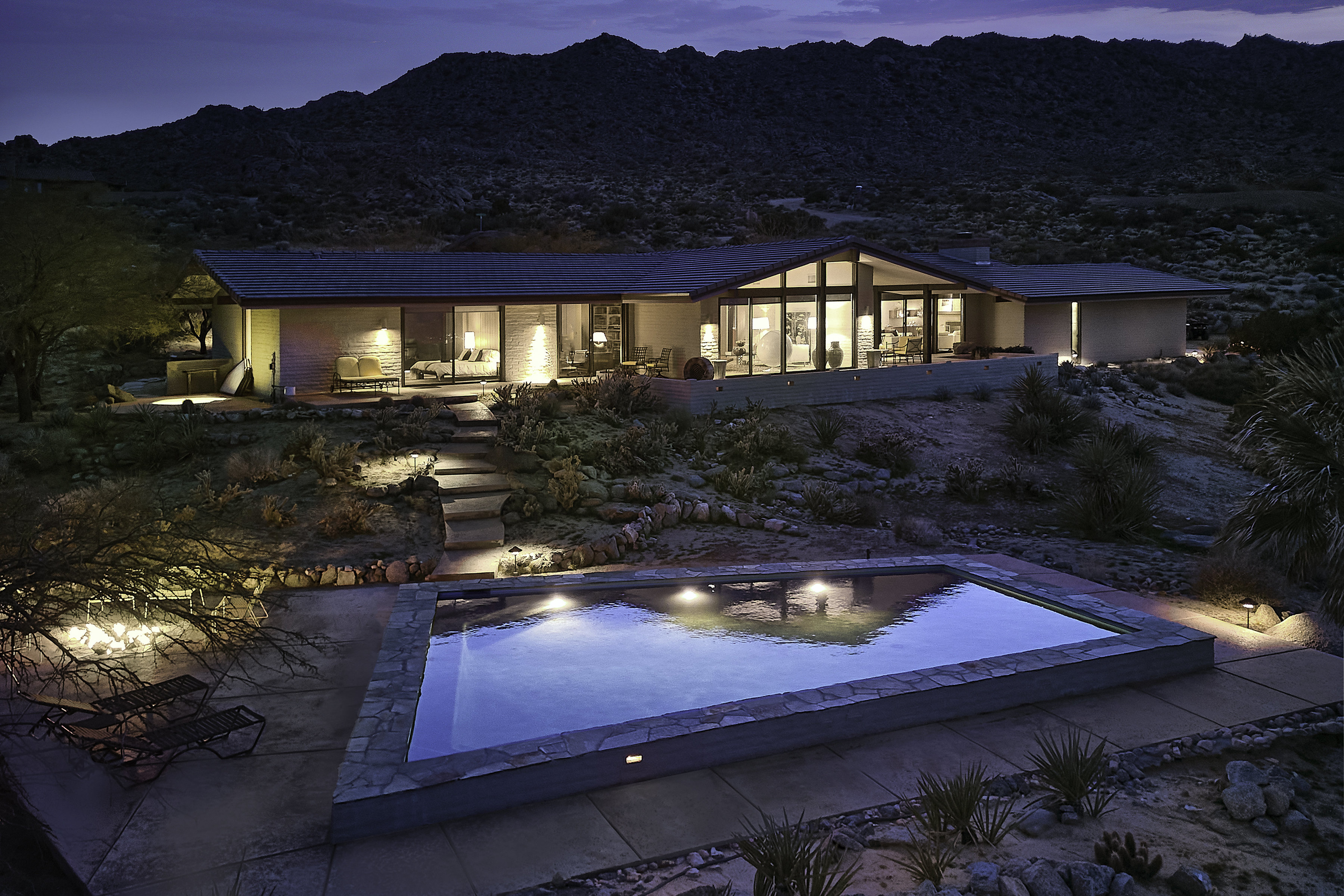 Natural Desert Estate High Above the Valley Floor with City Views