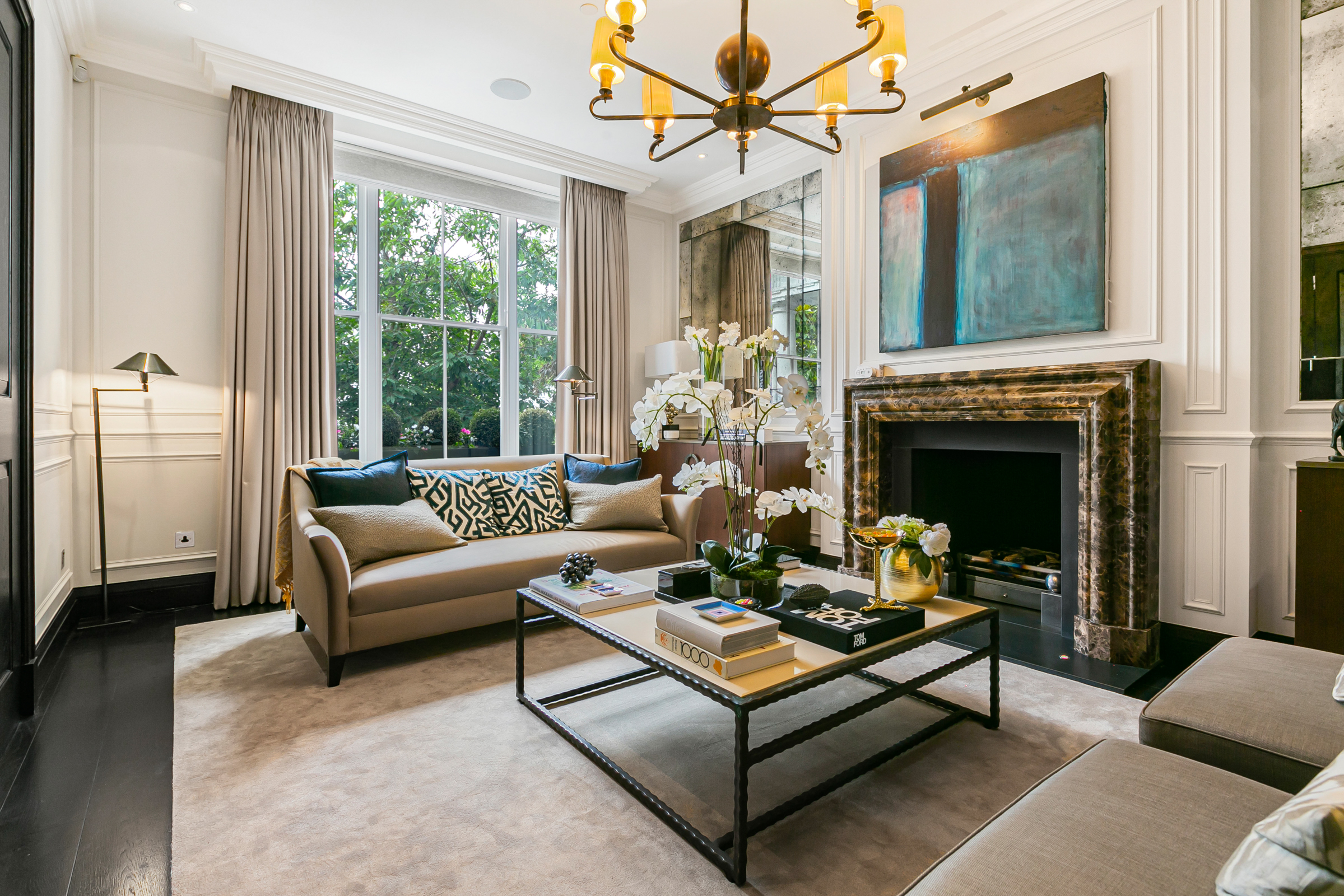 Exquisite six-bedroom family home with striking period details in Kensington.