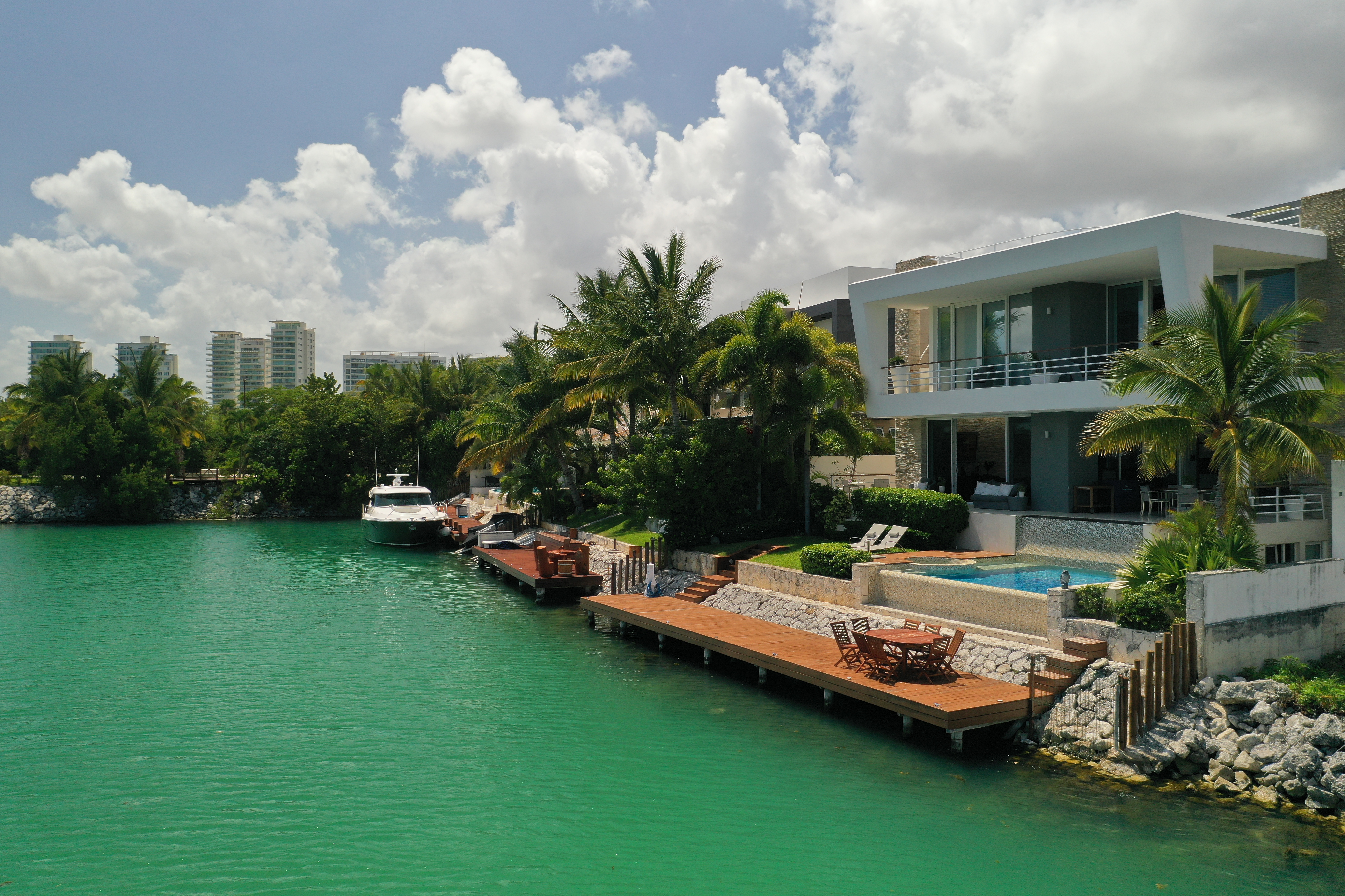 Exclusive residence with private dock