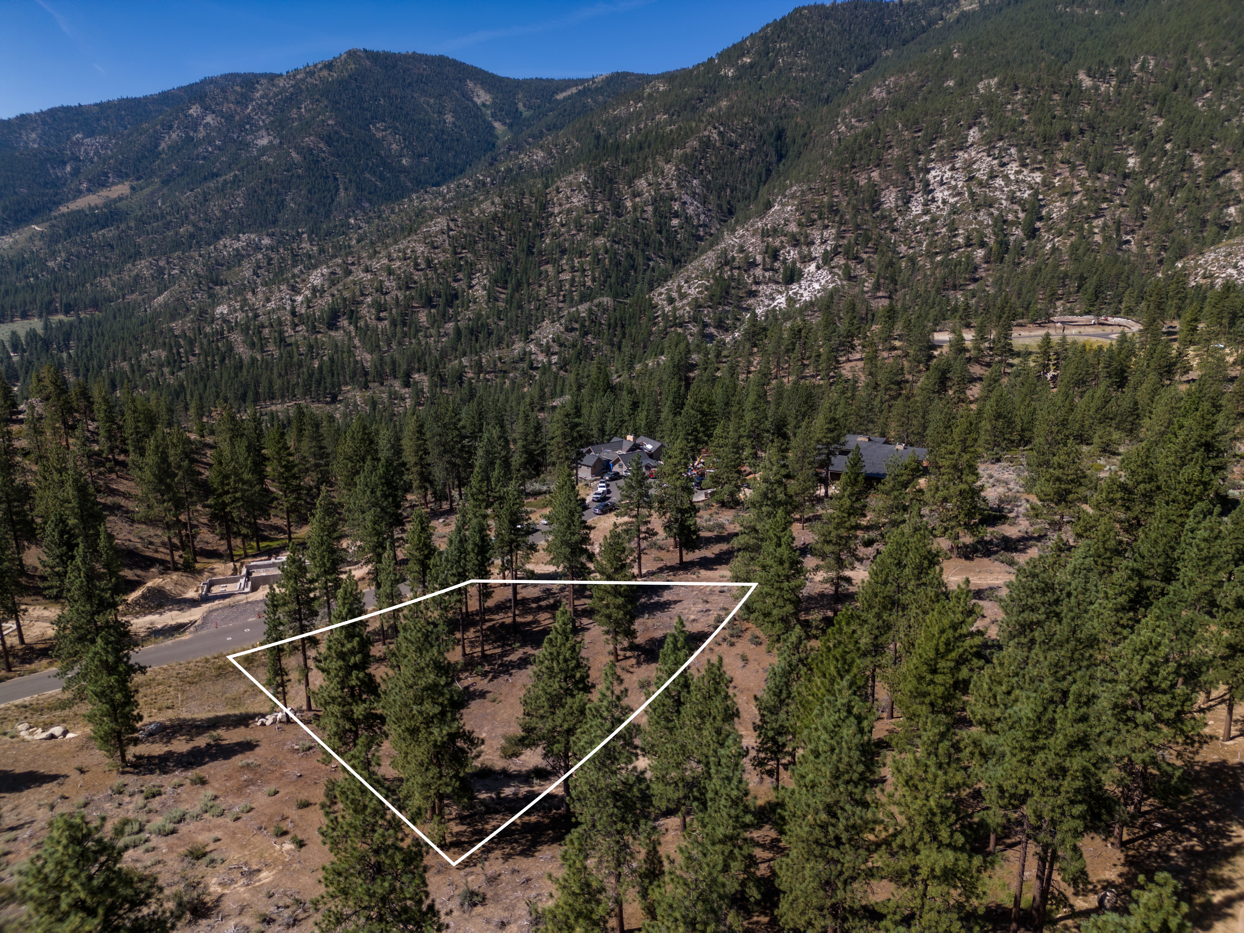 Clear Creek Tahoe Custom Build Site with Panoramic Mountain Views