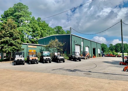 Service Building with Four Bay Drive-Through Access