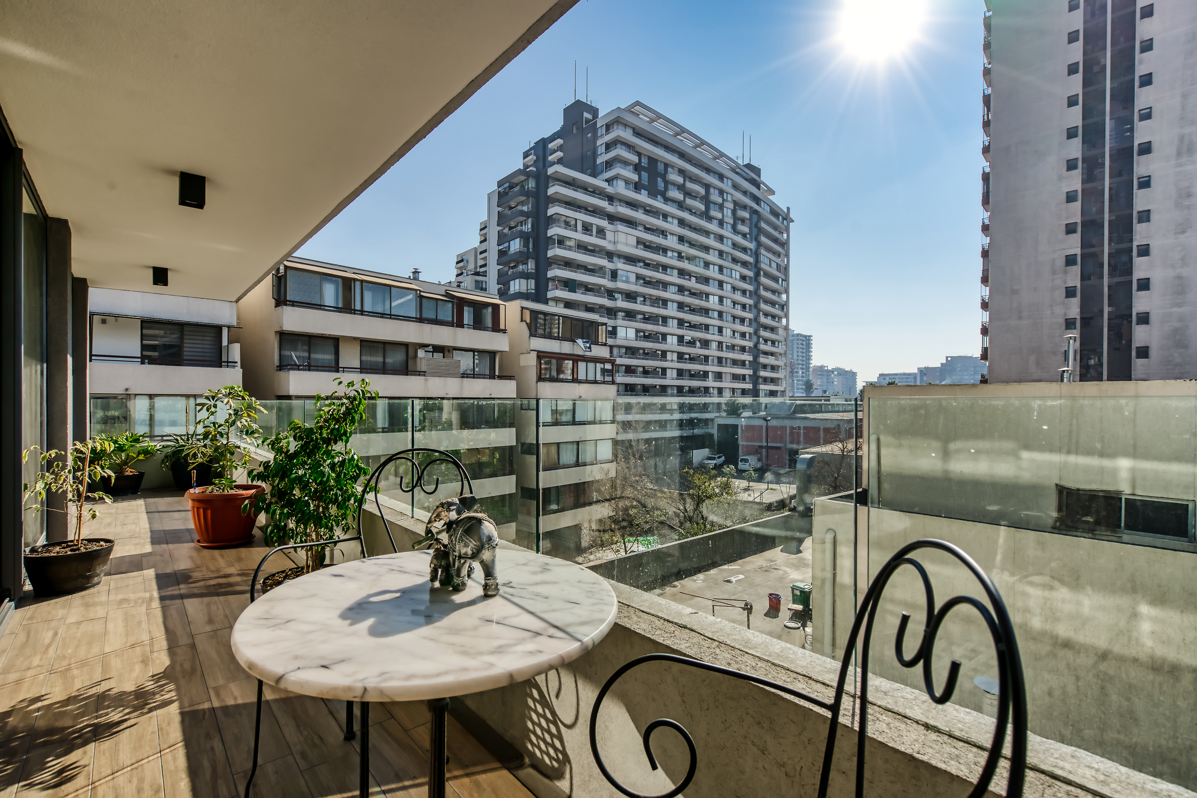 Butterfly-style apartment in Plaza Ñuñoa