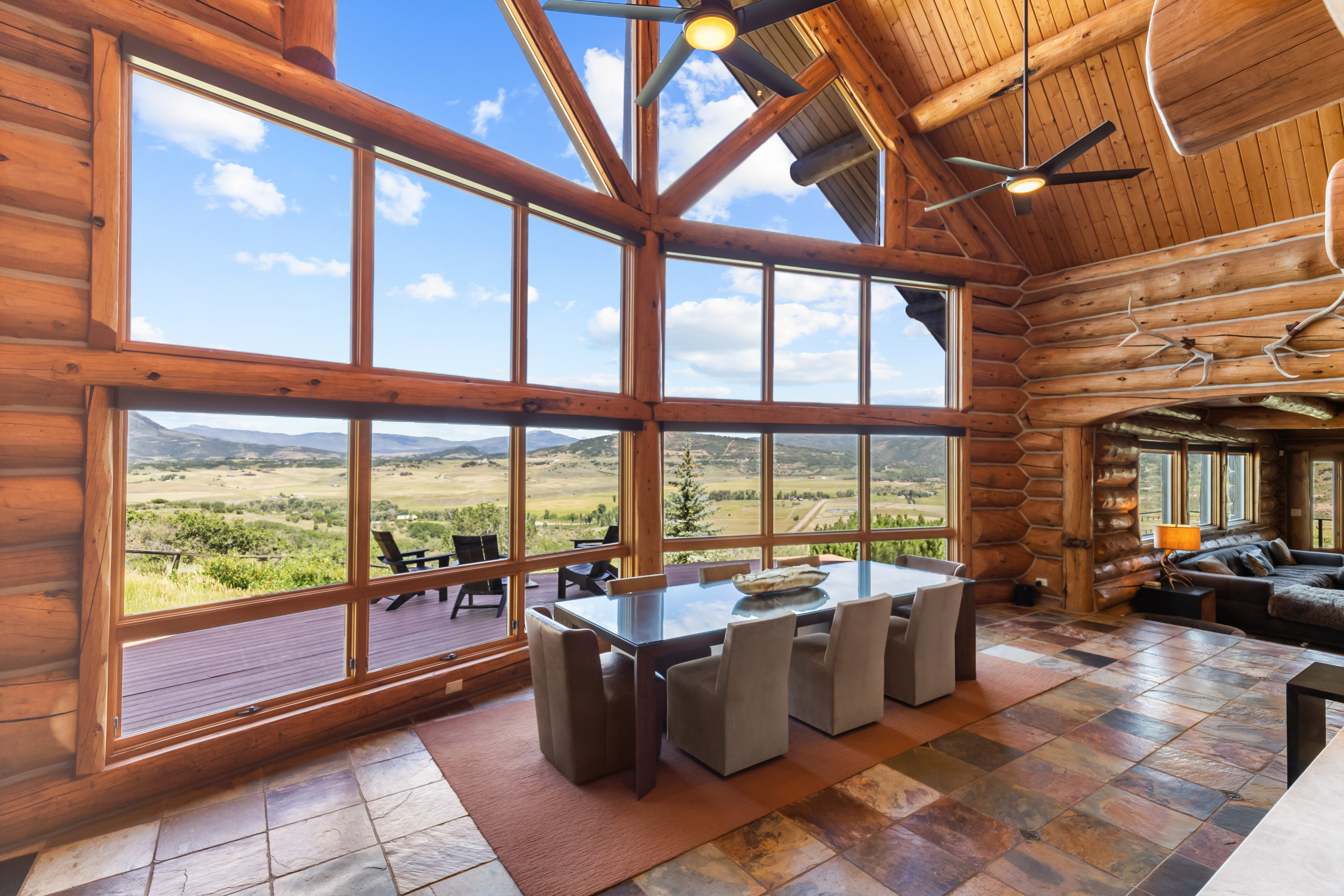 Contemporary Log Home in the Elk River Valley