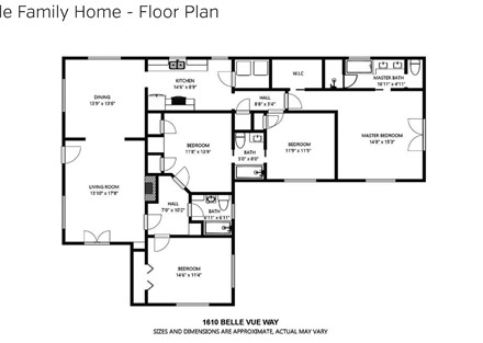 1606 BELLE VUE WAY FLOOR PLANS- TWO