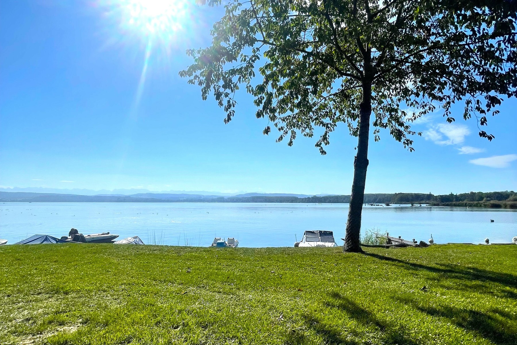 Beautiful waterfront mansion on Lake Murten