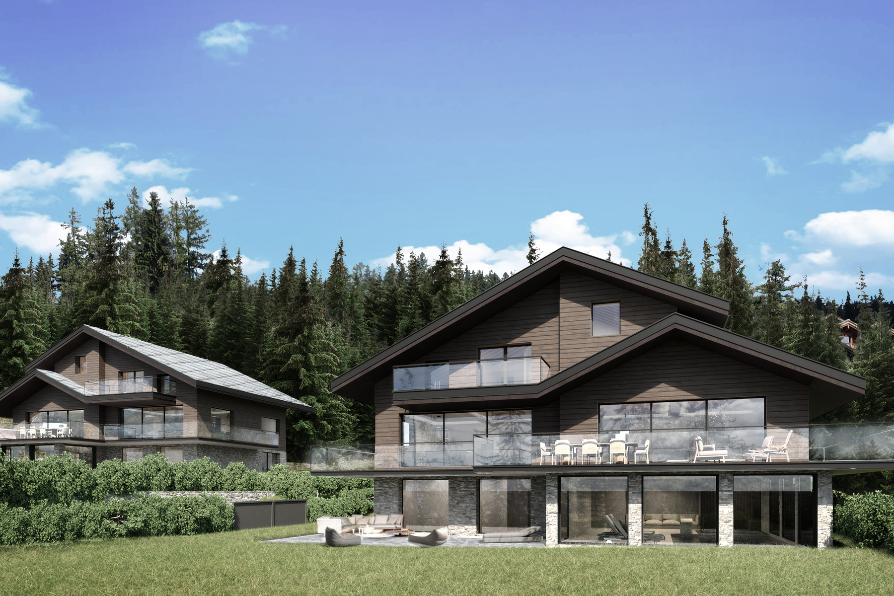 New chalets to build near the golf course and Miriouges