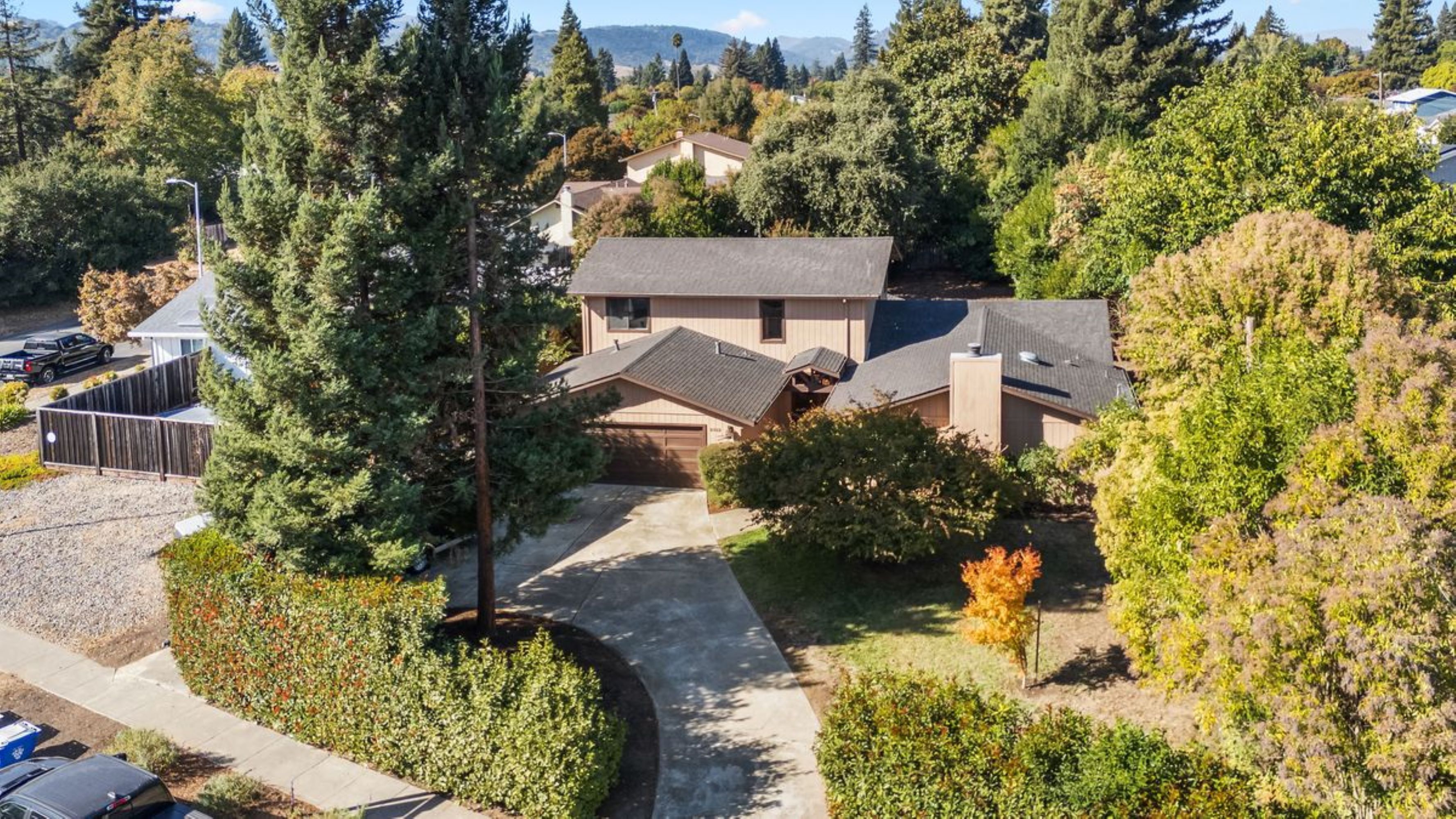 North Napa Home Nestled Amongst the Redwoods