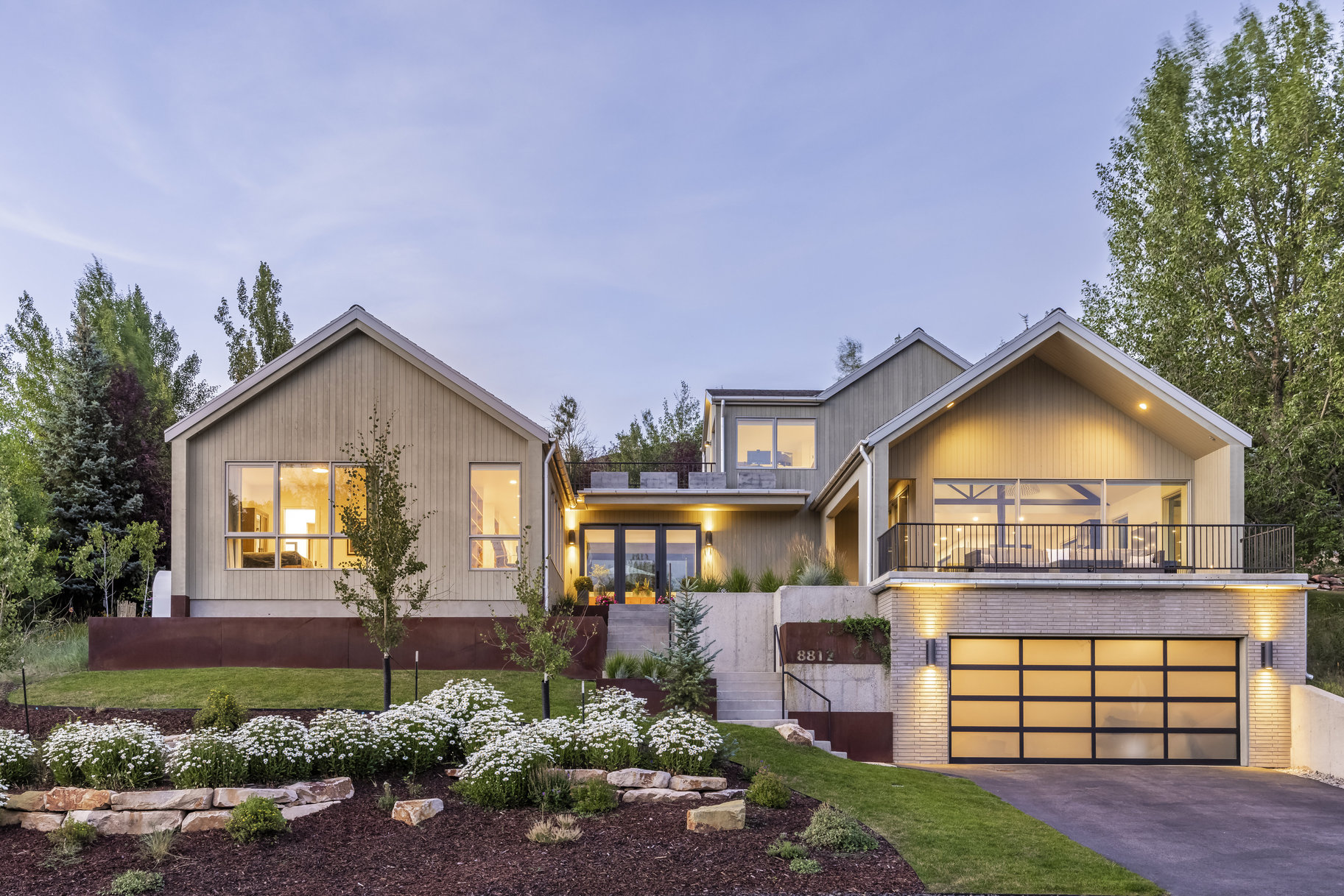 Custom Contemporary Home with Sweeping Mountain Views