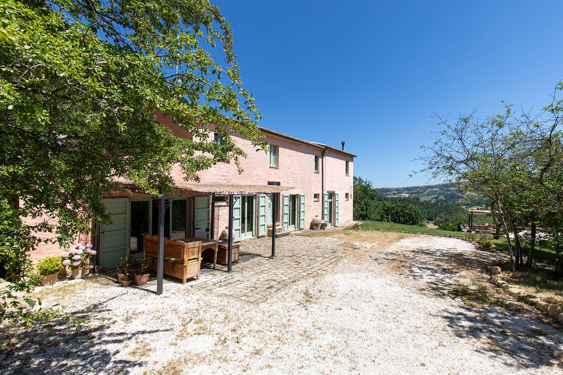 Elegant Restored Farmhouse in Marche: Tranquil, Scenic, and Unique