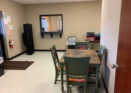 Part of break room