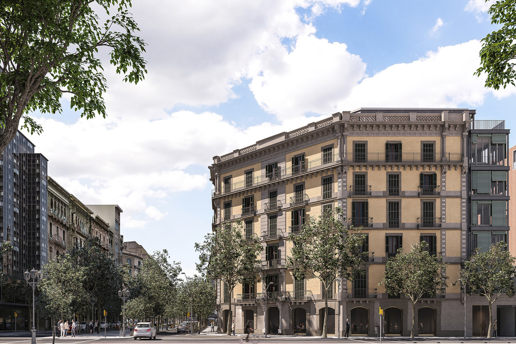 Exceptional new development of luxury apartments in Rambla de Catalunya