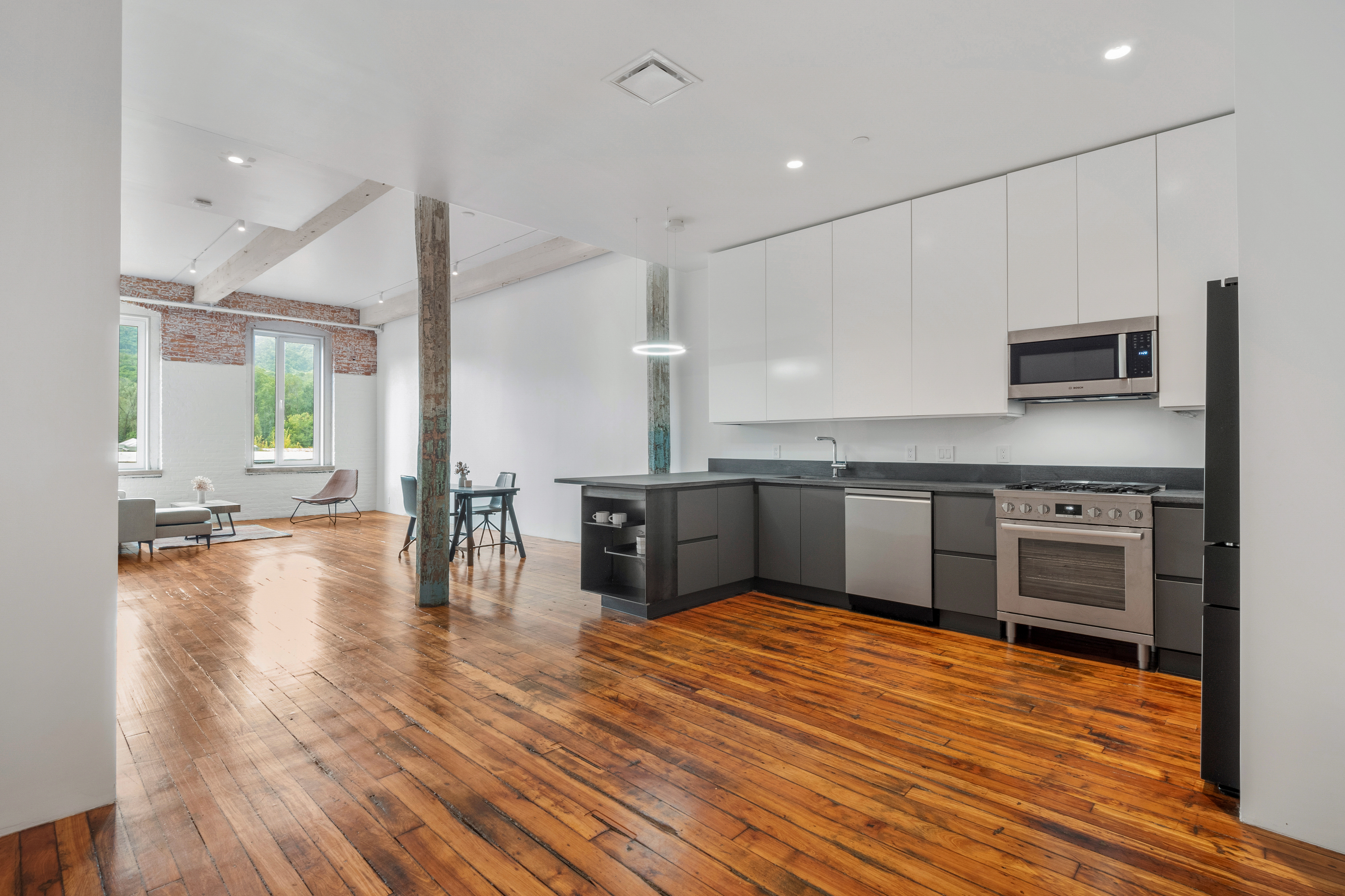 Modern Loft Living in a Historic Former Mill