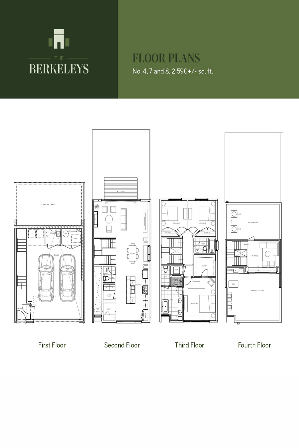 New Townhomes in West Midtown with Stunning Rooftop Terraces