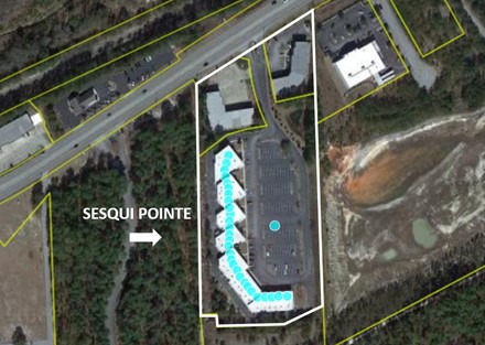 JPG Center Highlighted Aerial - Sesqui Pointe