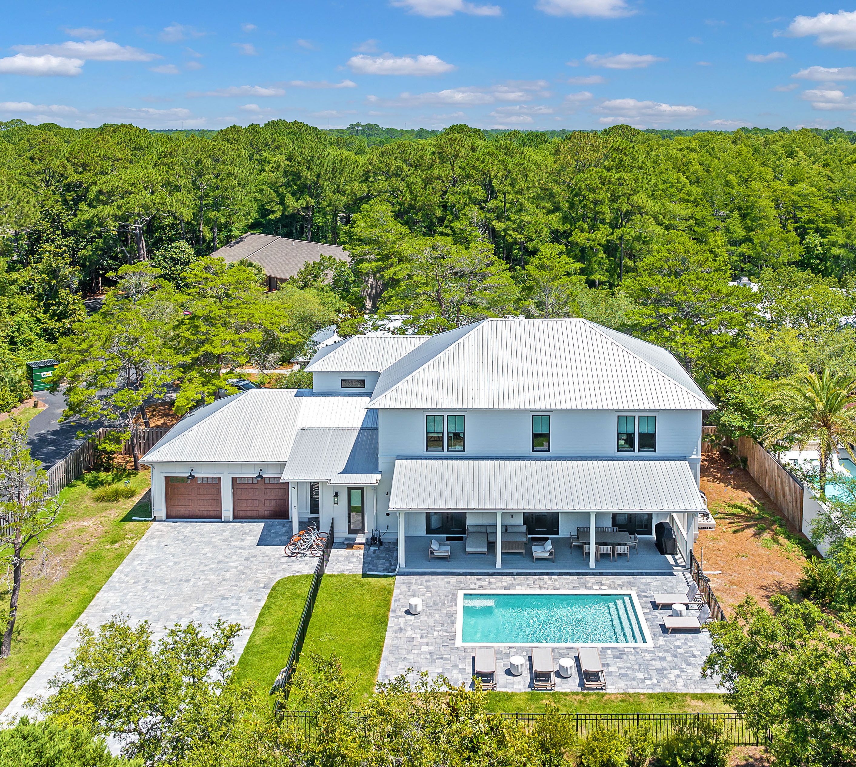 Newer Seagrove Beach Home On Large Lot With Private Pool